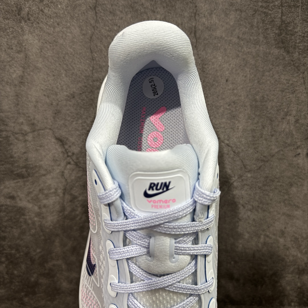 图片[8]-【XE纯原】NIKE VOMERO PREMIUM 全掌气垫缓震网面运动跑鞋 市场最强 没有之一 纯原生产线出品 原版开发 全部原材料 细节一比一打造 完美还原zp脚感 正确前后分离式两片纤维柱气垫 上下包裹超软弹泡棉 正确组合大底 区别市场通货 版型完美 鞋面材料同步原版1：1 全部原版开发校对 欢迎对比💪🏻 Nike 运用 Air技术专利，推出 Nike Pegasus Premium，沿用经典 Pegasus 系列产品深受跑者喜爱的缓震功能，并配置 Nike 首款可见式塑形 Air Zoom 气垫。 全掌可见的AirZoom首次在Pegasus系列中出现，模仿了Vaporfly的碳板曲线，增强了跑步时的流畅过渡。 货号：HM5973-400 尺码：36-46（半）-选品中心