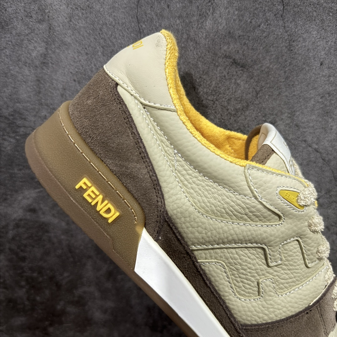 图片[7]-【YS纯原】广奢高端货 FENDI芬迪 Match 绒面皮革 压纹系带 男女同款 黑白红底经典款 ✦ 官方同源渠道 · 原装订单 ✦ 专柜全套包装＋原装配件齐全 ✦ 鞋底内置核心防伪芯片 · 可感应 ✦ FENDI Match 最新爆款情侣款板鞋 ✦ 高工艺无缝细空胶技术 ✦ 贴楦误差仅 0.05mm ✦ 固特异内外锁死工艺 ✦ 最大弯折也不开胶 · 环保无异味 ✦ 麂皮＋胶片拼接鞋面，质感更高级 ✦ Logo内里使用毛巾绒MX，脚感细腻温柔 尺码：35-46-选品中心