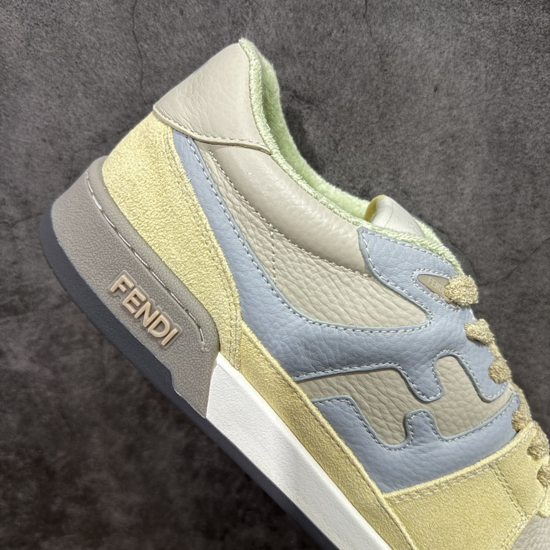 图片[7]-【YS纯原】广奢高端货 FENDI芬迪 Match 绒面皮革 压纹系带 男女同款 黑白红底经典款 ✦ 官方同源渠道 · 原装订单 ✦ 专柜全套包装＋原装配件齐全 ✦ 鞋底内置核心防伪芯片 · 可感应 ✦ FENDI Match 最新爆款情侣款板鞋 ✦ 高工艺无缝细空胶技术 ✦ 贴楦误差仅 0.05mm ✦ 固特异内外锁死工艺 ✦ 最大弯折也不开胶 · 环保无异味 ✦ 麂皮＋胶片拼接鞋面，质感更高级 ✦ Logo内里使用毛巾绒MX，脚感细腻温柔 尺码：35-46-选品中心