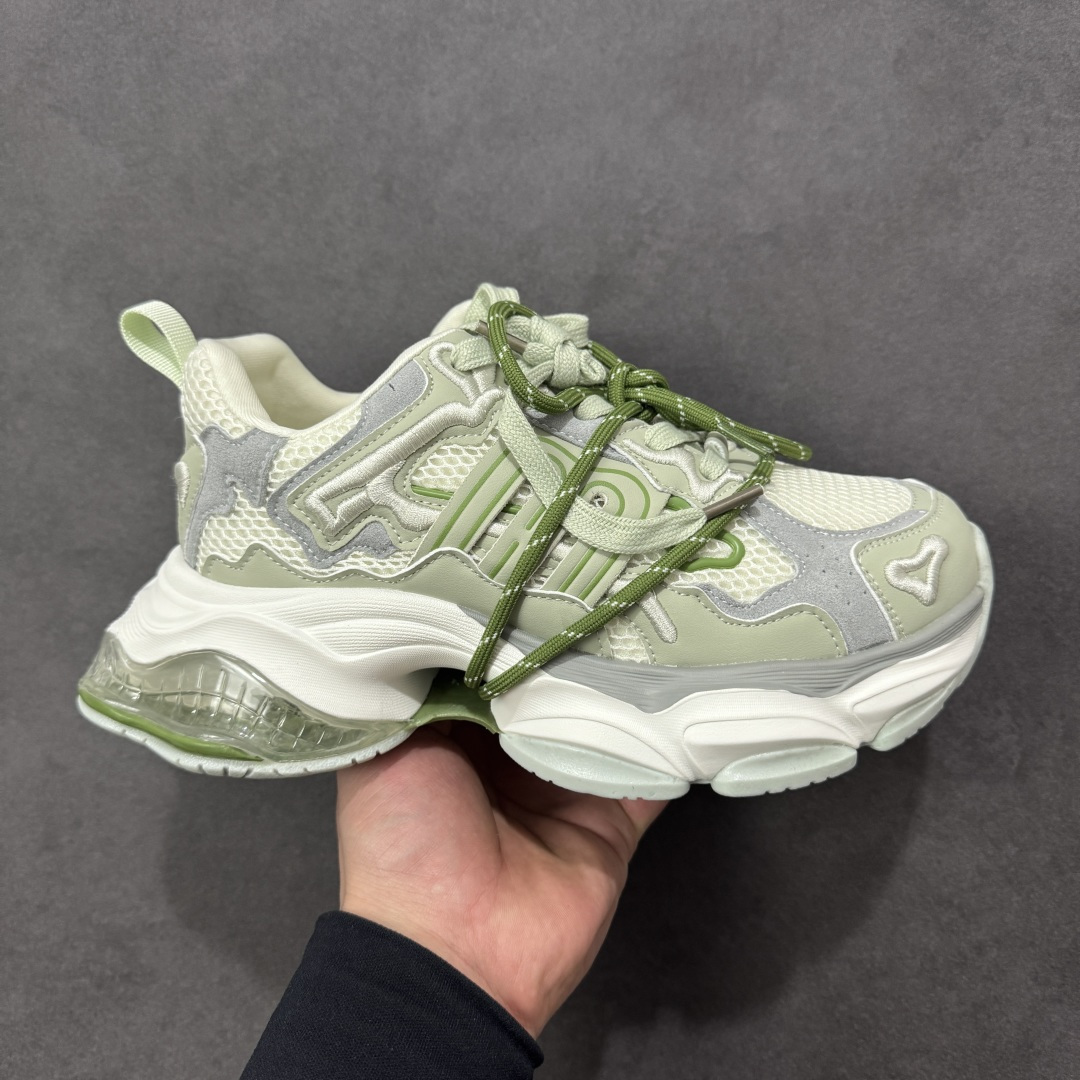 【公司级】GG-CC GG-CC Chunky Low 厚底增高运动老爹鞋 广东大厂出品 2024夏季透气网面老爹鞋系列 时髦look轻松定格 不费力展现率性氛围 酷帅机能风不规则设计 7cm增高厚底 大长腿既视感轻松拿捏 货号： G25X3232B 尺码：35 36 37 38 39 40-选品中心