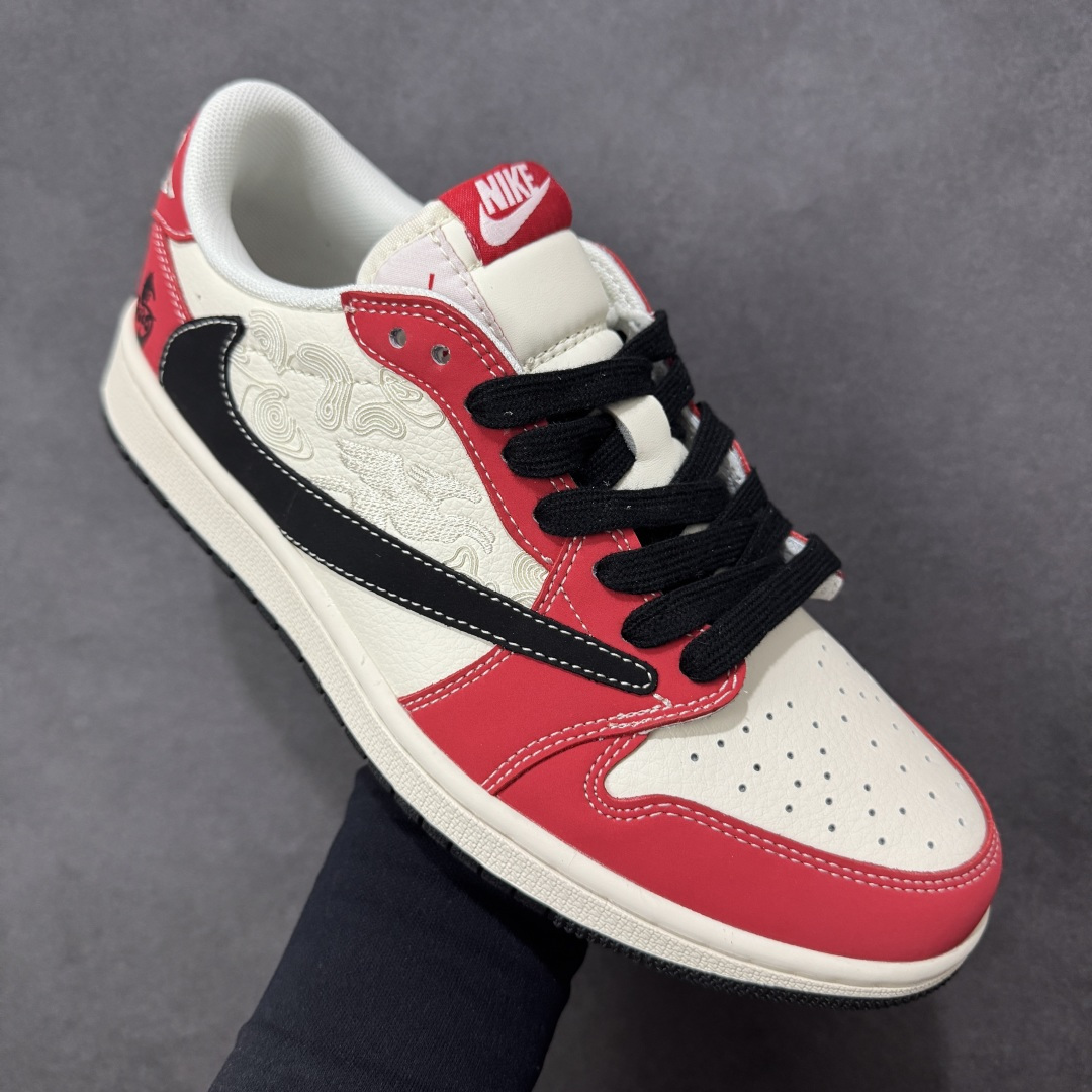 图片[3]-【定制版】Air Jordan 1 Low AJ1 乔1 马年限定 高端定制 倒钩低帮复古篮球鞋  #定制皮料 原厂3D打印 定制鞋盒 原楦原纸板 纯正空军版型 内置全掌气垫 货号：MY9969-801  尺码：36 36.5 37.5 38 38.5 39 40 40.5 41 42 42.5 43 44 44.5 45-选品中心