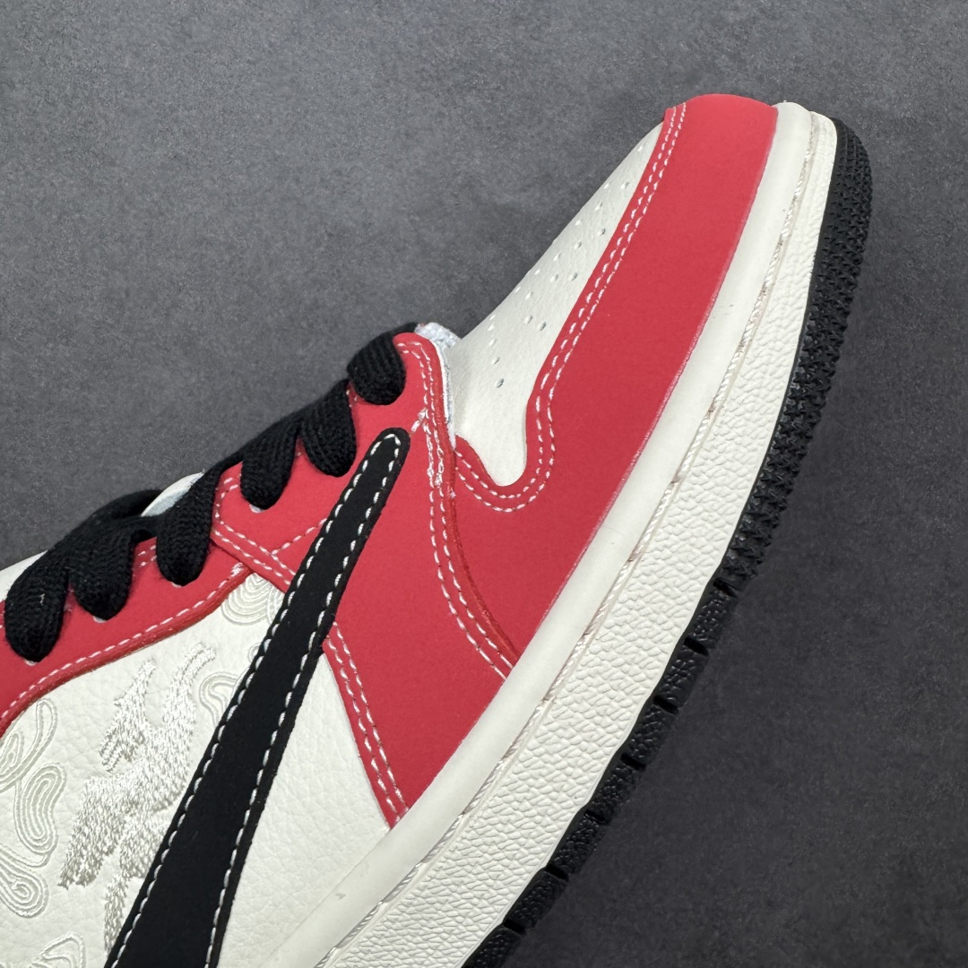 图片[5]-【定制版】Air Jordan 1 Low AJ1 乔1 马年限定 高端定制 倒钩低帮复古篮球鞋  #定制皮料 原厂3D打印 定制鞋盒 原楦原纸板 纯正空军版型 内置全掌气垫 货号：MY9969-801  尺码：36 36.5 37.5 38 38.5 39 40 40.5 41 42 42.5 43 44 44.5 45-选品中心