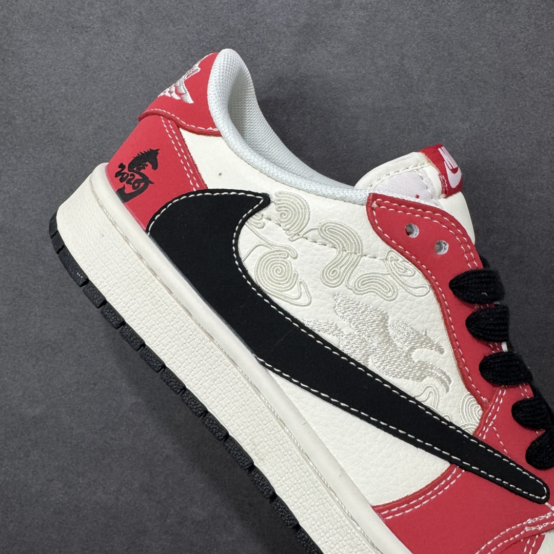 图片[6]-【定制版】Air Jordan 1 Low AJ1 乔1 马年限定 高端定制 倒钩低帮复古篮球鞋  #定制皮料 原厂3D打印 定制鞋盒 原楦原纸板 纯正空军版型 内置全掌气垫 货号：MY9969-801  尺码：36 36.5 37.5 38 38.5 39 40 40.5 41 42 42.5 43 44 44.5 45-选品中心
