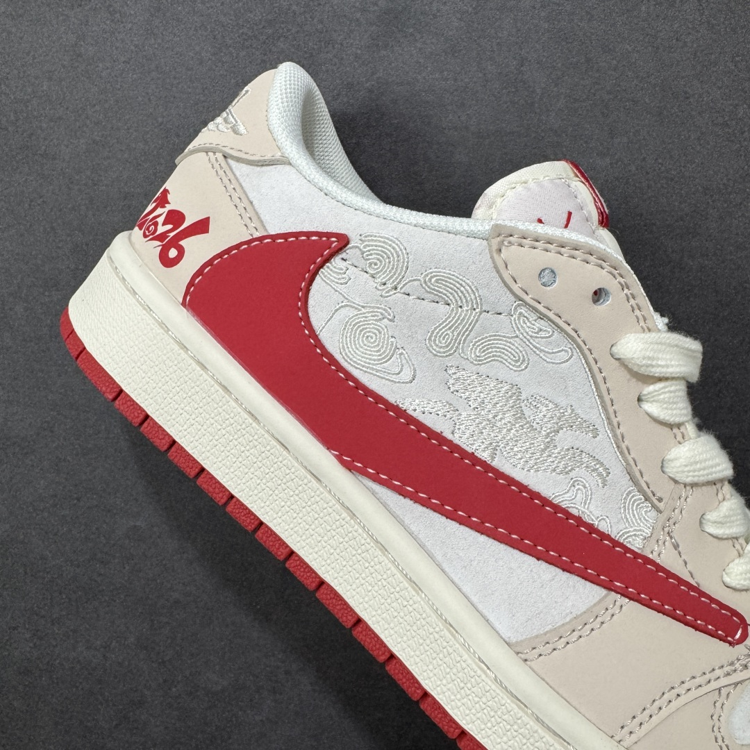 图片[6]-【定制版】Air Jordan 1 Low AJ1 乔1 马年限定 高端定制 倒钩低帮复古篮球鞋  #定制皮料 原厂3D打印 定制鞋盒 原楦原纸板 纯正空军版型 内置全掌气垫 货号：ZH2598-901  尺码：36 36.5 37.5 38 38.5 39 40 40.5 41 42 42.5 43 44 44.5 45-选品中心
