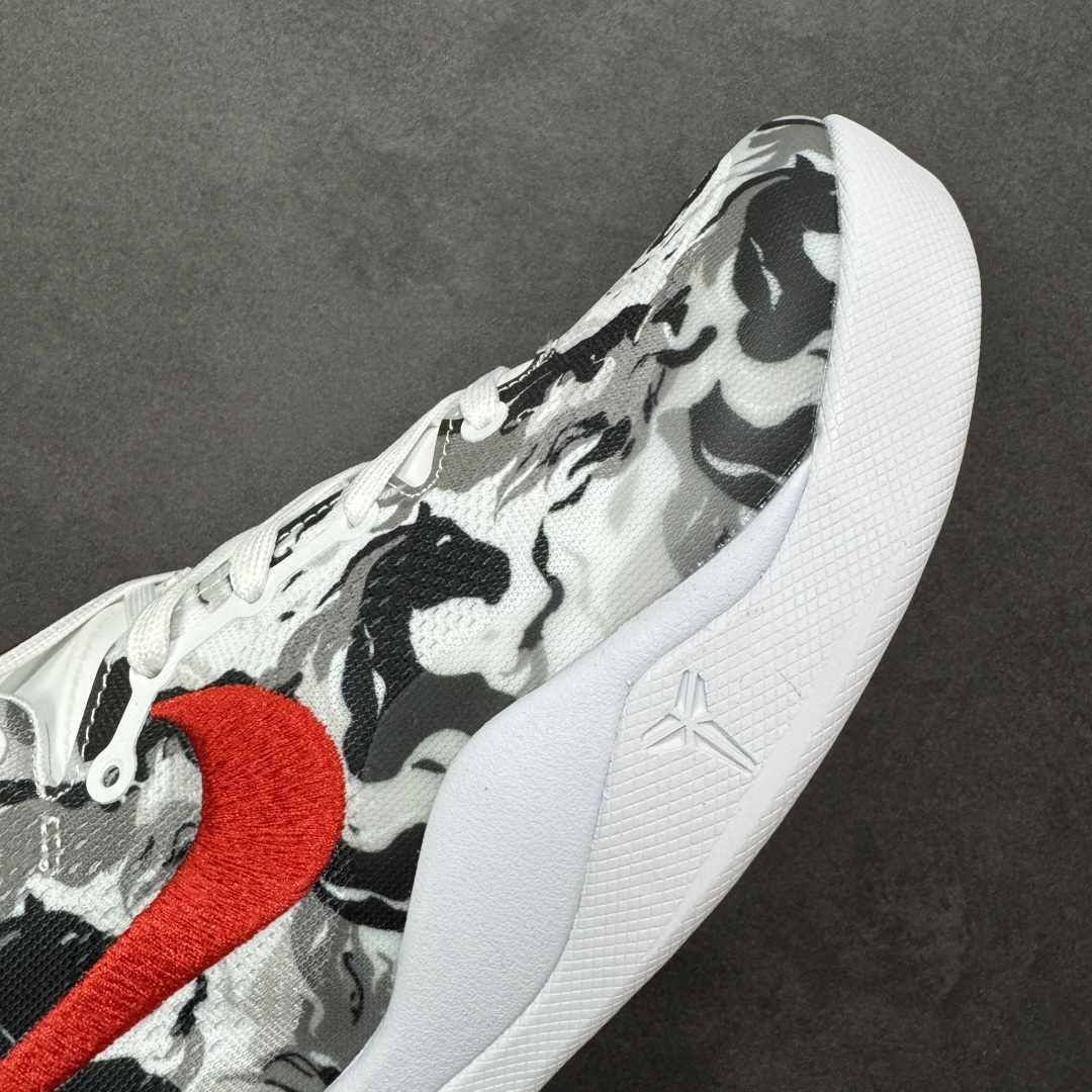 图片[5]-【定制版】Nike Zoom Kobe VI 马年限定 CNY新年款 耐克 科比6代系列 低帮复刻实战运动低帮文化篮球鞋 纯原版本 鞋头和鞋舌采用透气运动网布制成 采用更为挺拔的鞋口设计 为脚踝带来更佳的包裹与支撑感 侧面独特波纹纹理细节 打破了单调 赋予鞋子灵动与活力的视觉体验 货号：HF2793-001 尺码：38-46带半码-选品中心