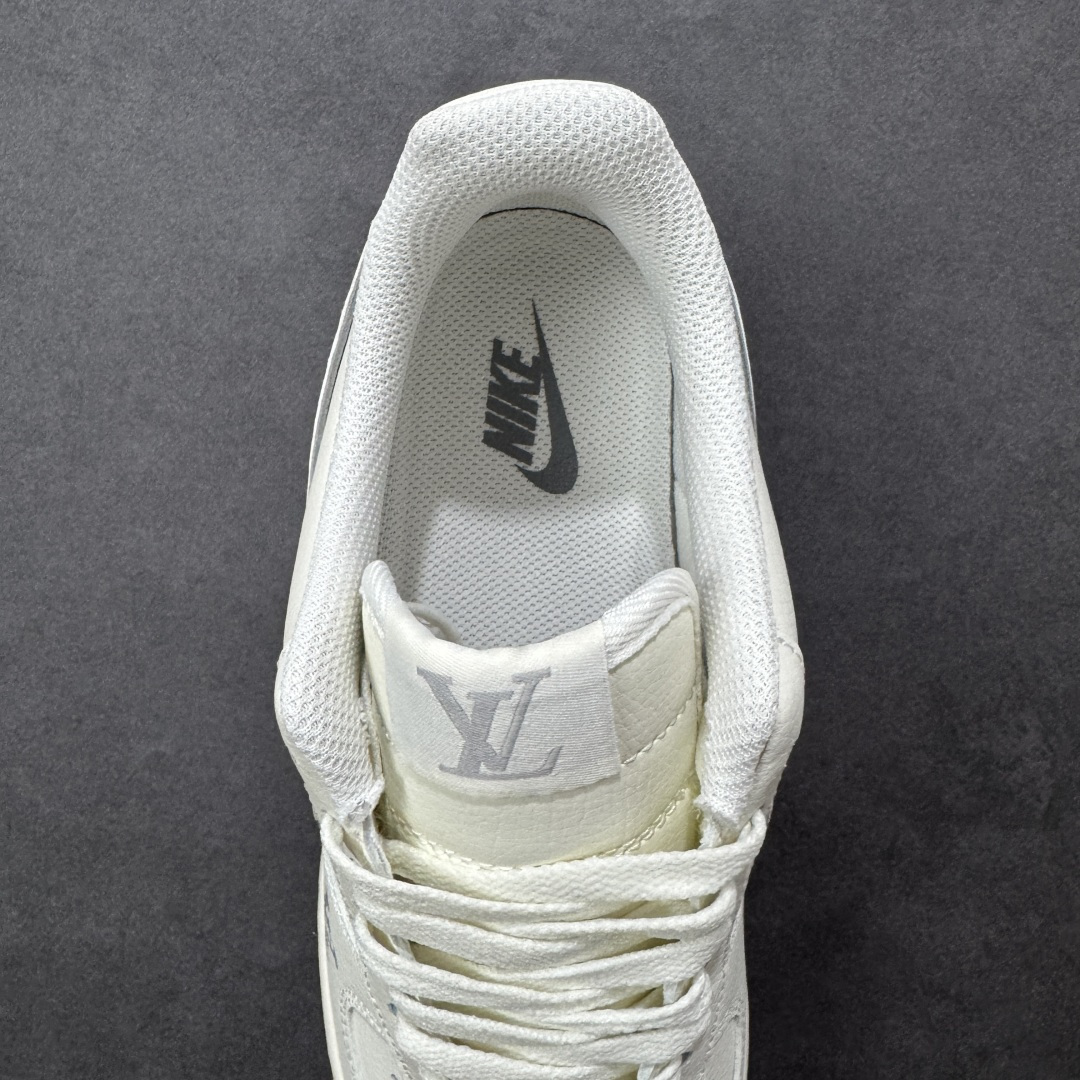 图片[7]-【定制版】Nike Air Force 1\’07 Low LV联名老花 空军一号低帮休闲板鞋  #原楦头原纸板 高端定制鞋盒 原厂鞋底 超高清洁度 细节完美 货号：LV2288-001  尺码：36 36.5 37.5 38 38.5 39 40 40.5 41 42 42.5 43 44 44.5 45-选品中心