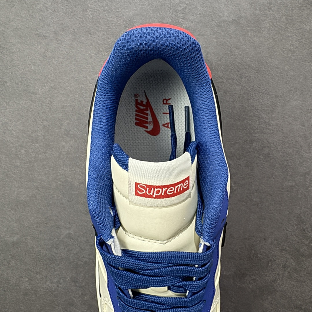 图片[7]-【定制版】NIke Air Force 1 \’07 Low “SUP联名–白蓝赤黑” 空军一号低帮 运动鞋 休闲鞋 折边针车 工艺难度大 原楦头原纸板 高端定制鞋盒 原厂鞋底 超高清洁度 细节完美 货号：CZ2959-100 尺码：36 36.5 37.5 38 38.5 39 40 40.5 41 42 42.5 43 44 44.5 45-选品中心