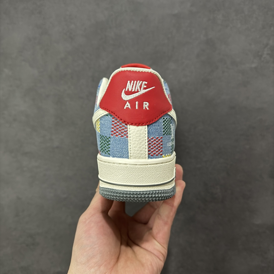 图片[4]-【定制版】Nike Air Force 1\’07 Low 丹宁老花 空军一号低帮休闲板鞋  #原楦头原纸板 高端定制鞋盒 原厂鞋底 超高清洁度 细节完美 货号：DN1688-813  尺码：36 36.5 37.5 38 38.5 39 40 40.5 41 42 42.5 43 44 44.5 45-选品中心