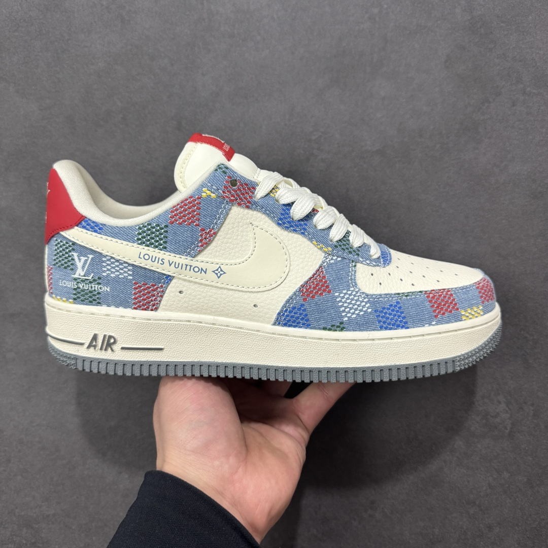 【定制版】Nike Air Force 1\'07 Low 丹宁老花 空军一号低帮休闲板鞋 #原楦头原纸板 高端定制鞋盒 原厂鞋底 超高清洁度 细节完美 货号:DN1688-813 尺码:36 36.5 37.5 38 38.5 39 40 40.5 41 42 42.5 43 44 44.5 45-选品中心