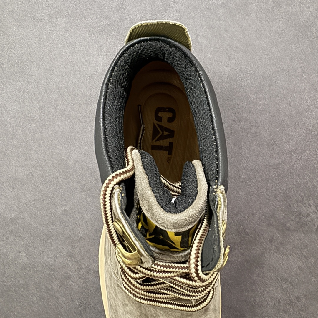 图片[7]-【广东纯原版】2025秋冬款CAT卡特 硬汉推土机品牌 经典百搭户外中帮休闲马丁靴广东大厂品质 秋冬新款 时尚潮流搭配 面料釆用意大利进口磨砂牛皮 全鞋真牛皮材料 大底到五金都是代工厂原材料制作 好货不杀猪 首单质量严格把控 全套官网统一包装 今年冬季防寒户外专用产品 日常随意搭配 型男必备 货号： P727351 尺码：39 40 41 42 43 44 (皮鞋码)-选品中心