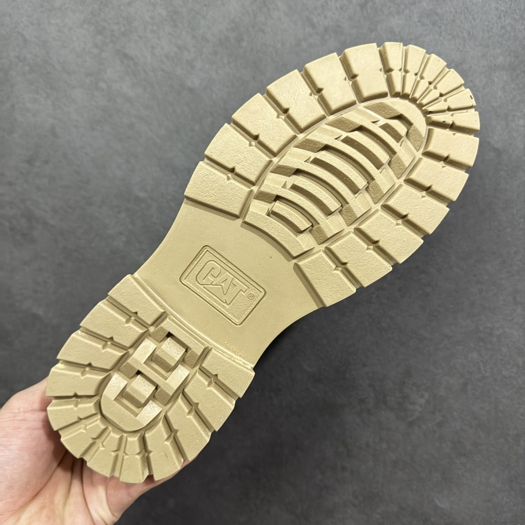 图片[9]-【广东纯原版】2025秋冬款CAT卡特 硬汉推土机品牌 经典百搭户外中帮休闲马丁靴广东大厂品质 秋冬新款 时尚潮流搭配 面料釆用意大利进口磨砂牛皮 全鞋真牛皮材料 大底到五金都是代工厂原材料制作 好货不杀猪 首单质量严格把控 全套官网统一包装 今年冬季防寒户外专用产品 日常随意搭配 型男必备 货号： P727351 尺码：39 40 41 42 43 44 (皮鞋码)-选品中心