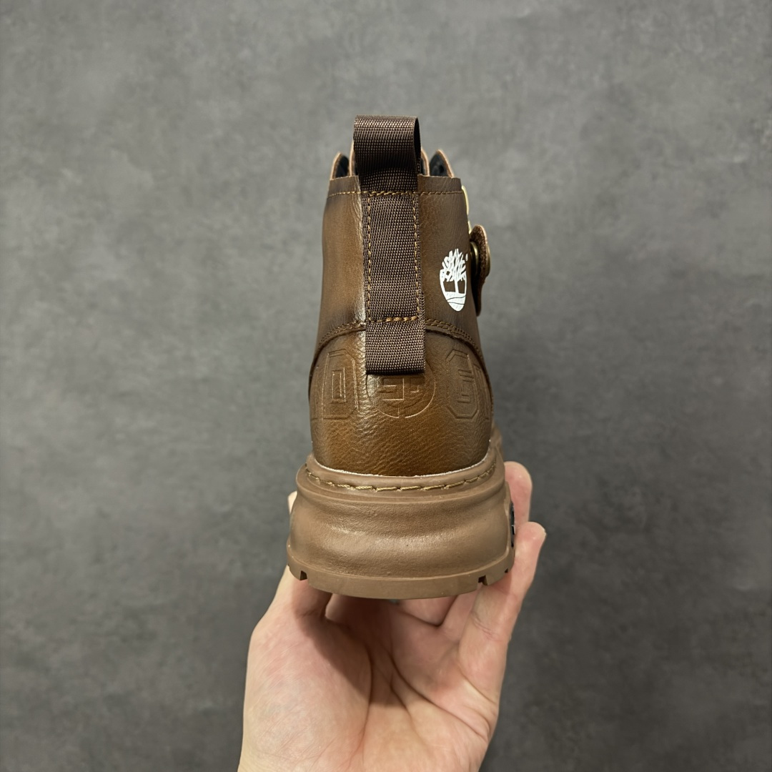 图片[4]-【广东纯原版】Timberland添柏岚/天伯伦 经典款 25ss新款中帮 经典再造 广东大厂出品 全新工艺升级 秋冬新款 原盒原包装 面料采用意大利🇮🇹进口手抓牛皮 搭配防臭防腐真皮乳胶鞋垫 给您完美的穿着体验 质量考究耐穿 型男必备 专治不帅 高品质脚感一流 全套官网统一包装 今年冬季防寒户外专用 日常随意搭配 货号： TB998971216 尺码：39 40 41 42 43 44-选品中心