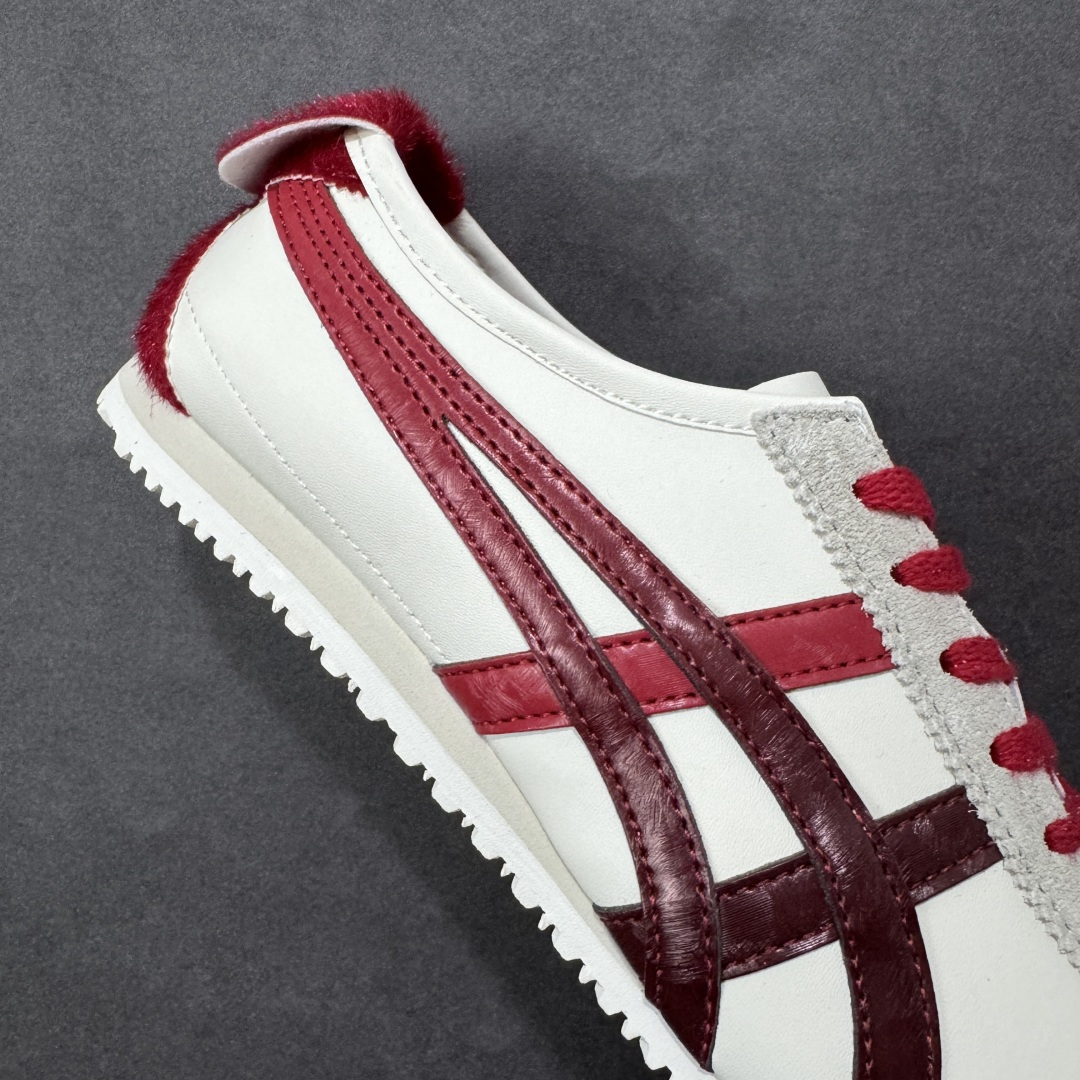 图片[6]-【公司级】渠道特供 Asics 鬼冢虎 Mexico 66 CNY 马年白红 印尼厂Oem原单材料 实拍上架 其余全部客供材料 淘宝B级代购店铺内供 四联官方吊牌 乳胶组合鞋垫、羊皮纸质中底 货号：1183C600-100 尺码：36 37 37.5 38 39 39.5 40 40.5 41.5 42 42.5 43.5 44 45-选品中心