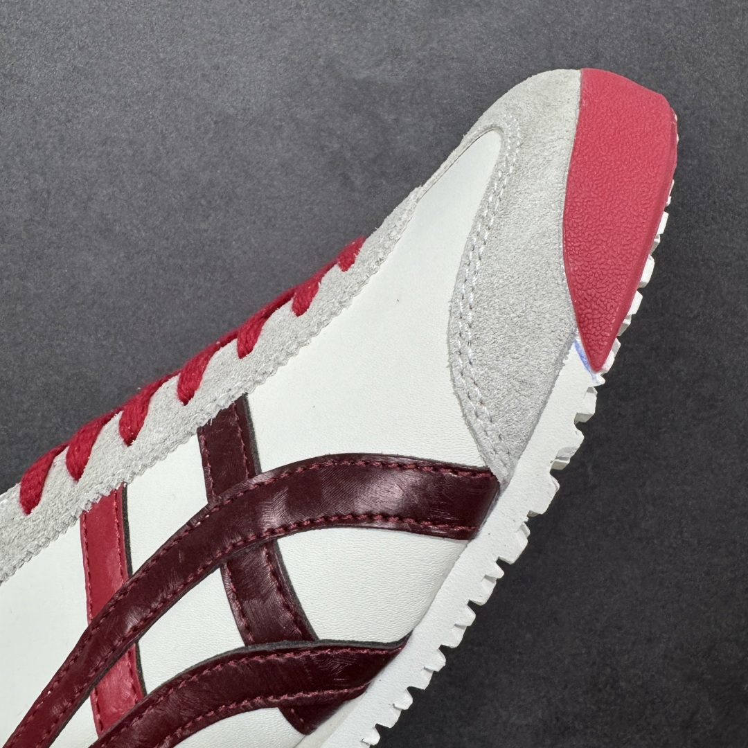 图片[5]-【公司级】渠道特供 Asics 鬼冢虎 Mexico 66 CNY 马年白红 印尼厂Oem原单材料 实拍上架 其余全部客供材料 淘宝B级代购店铺内供 四联官方吊牌 乳胶组合鞋垫、羊皮纸质中底 货号：1183C600-100 尺码：36 37 37.5 38 39 39.5 40 40.5 41.5 42 42.5 43.5 44 45-选品中心