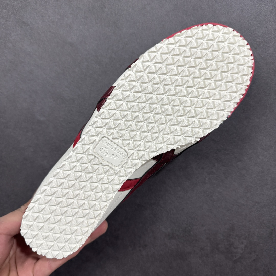 图片[9]-【公司级】渠道特供 Asics 鬼冢虎 Mexico 66 CNY 马年白红 印尼厂Oem原单材料 实拍上架 其余全部客供材料 淘宝B级代购店铺内供 四联官方吊牌 乳胶组合鞋垫、羊皮纸质中底 货号：1183C600-100 尺码：36 37 37.5 38 39 39.5 40 40.5 41.5 42 42.5 43.5 44 45-选品中心