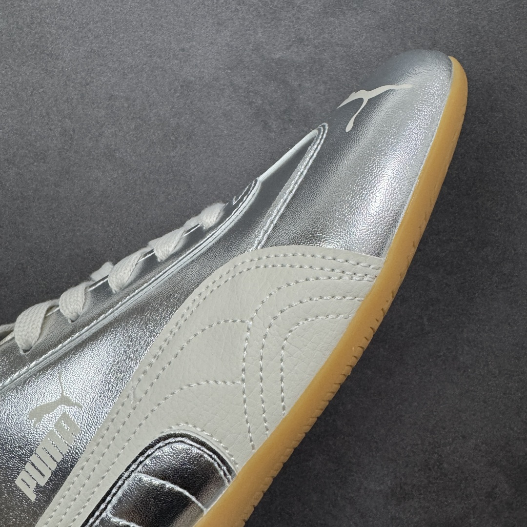 图片[5]-【公司级】Puma Speedcet OG 彪马低帮复古运动休闲赛车跑鞋 以趣味十足又前卫复古的设计引领潮流，将赛道精神融入街头时尚，开启前卫竞速之旅。融入经典配色，主打前卫复古风。鞋款的鞋侧以复古的流线造型，缀以经典Logo，巧妙吸睛；麂皮+网眼融合舒适鞋面，赋予了独特的个性美学，演绎赛车的无尽能量。 货号：406881-02 尺码：35.5-45-选品中心