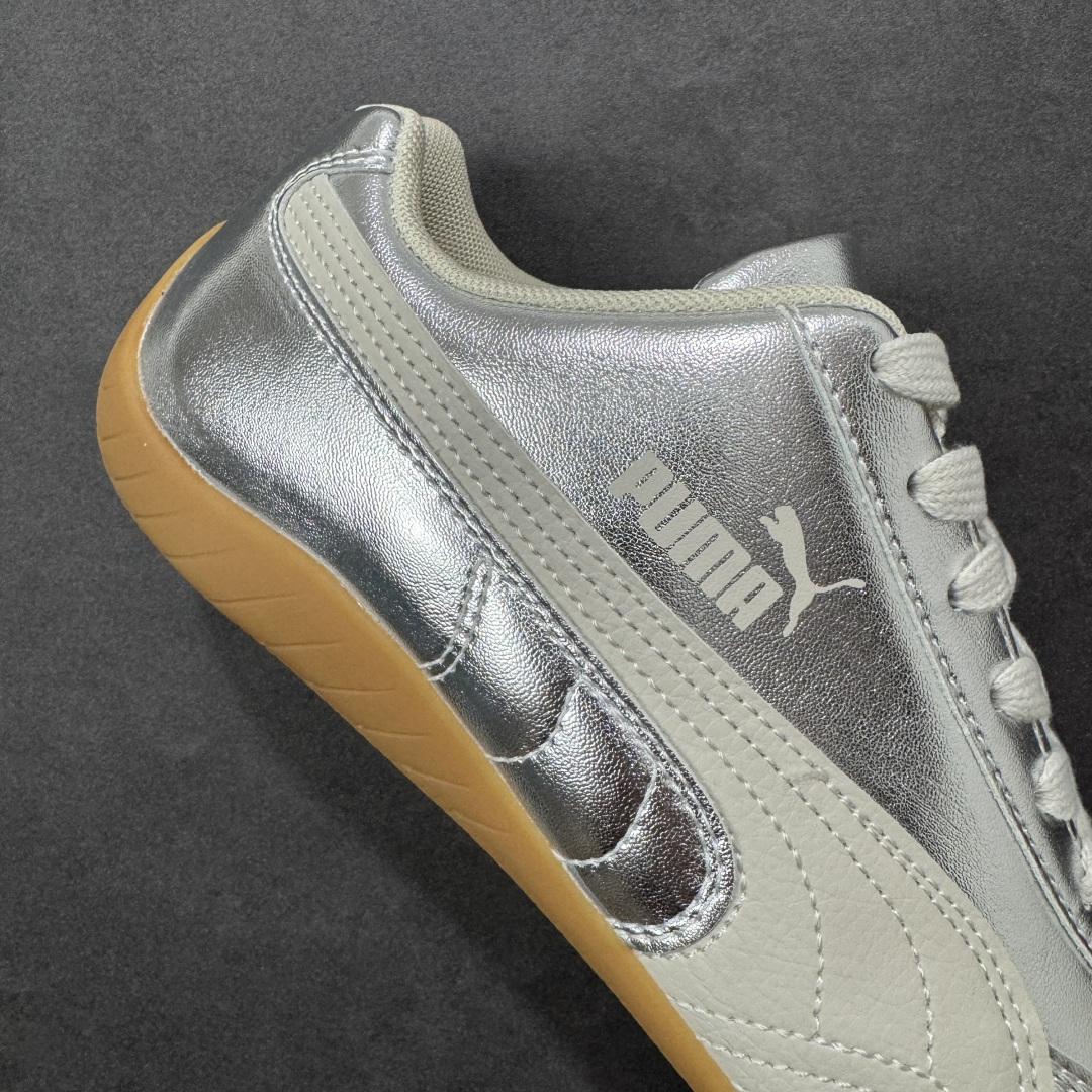 图片[6]-【公司级】Puma Speedcet OG 彪马低帮复古运动休闲赛车跑鞋 以趣味十足又前卫复古的设计引领潮流，将赛道精神融入街头时尚，开启前卫竞速之旅。融入经典配色，主打前卫复古风。鞋款的鞋侧以复古的流线造型，缀以经典Logo，巧妙吸睛；麂皮+网眼融合舒适鞋面，赋予了独特的个性美学，演绎赛车的无尽能量。 货号：406881-02 尺码：35.5-45-选品中心