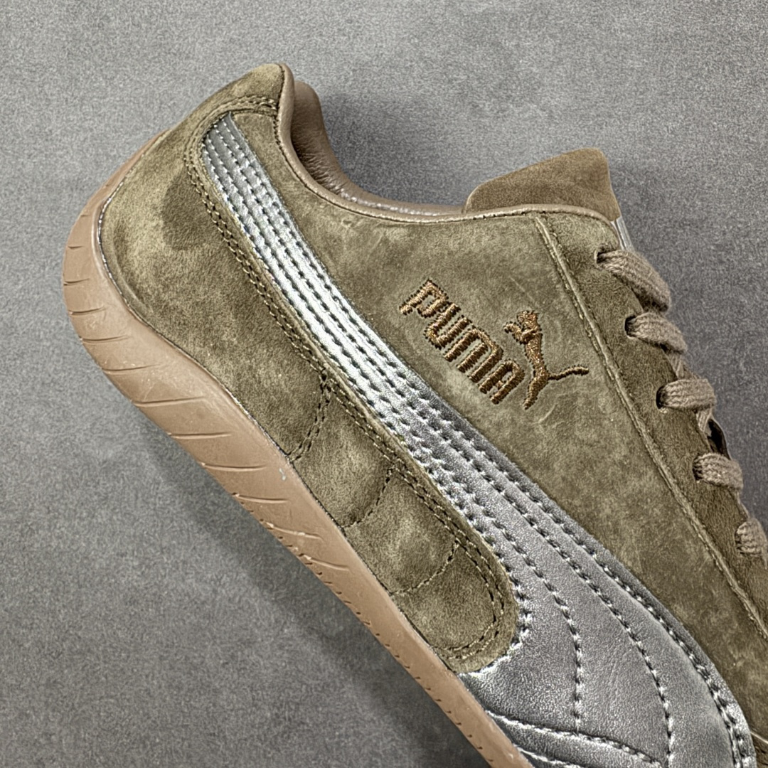 图片[6]-【公司级】Puma Speedcet OG 彪马低帮复古运动休闲赛车跑鞋 以趣味十足又前卫复古的设计引领潮流，将赛道精神融入街头时尚，开启前卫竞速之旅。融入经典配色，主打前卫复古风。鞋款的鞋侧以复古的流线造型，缀以经典Logo，巧妙吸睛；麂皮+网眼融合舒适鞋面，赋予了独特的个性美学，演绎赛车的无尽能量。 货号：408198-01 尺码：35.5-45-选品中心