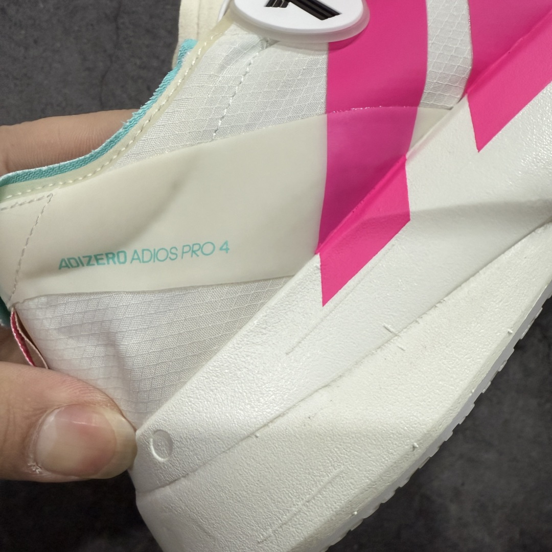 图片[3]-【NO.1纯原】Adidas Adizero Adios Pro 4 M竞训跑步鞋 马拉松北京限定 KJ3873 市场独一档品质 区别所有版本 原鞋购入开发数月 原材料 原档案打造 细节版型一比一 独立双层组合底私模. 搭配ENERGYRODS 2.0真碳柱，每一步都动力满满 鞋面用的是Lightlock技术，轻透又贴合，就像给脚定制的一样。 中底是全掌Lightstrike Pro泡棉，软弹感超绝 真正一比一还原真实脚感💪🏻 尺码：36 36.5 37 38 38.5 39 40 40.5 41 42 42.5 43 44 44.5 45 46-选品中心
