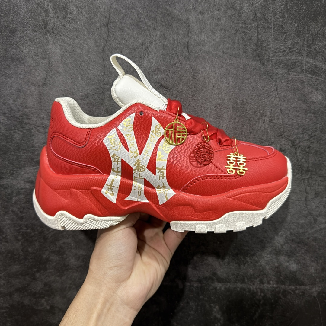 【纯原版】定制球鞋 MLB NY学长鞋 金玉良缘 新中式长相思秀禾婚鞋国风祥云低帮男女同款 3D立体公司级 2026MLB小白鞋 市面上唯一顶级纯原版本 原材料打造 原楦原档案数据开发版型(完美鞋头弧度/后套收口效果🆚市面文案版本‼️) 原厂立体填充鞋舌海绵#中底注胶孔原数据开发模具大底原厂转印标 ins 抖音 快手 小红书网红老爹鞋 韩国洋基队NY大标潮流老爹鞋 内增高6cm 原厂1:1模具开发 原厂进口纳米材质 原厂 全套手提袋 原盒雷射防伪标包装 天猫订单品质 官网 尺码35 36 36.5 37.5 38 38.5 39 40 40.5 41 42 42.5 43 44 45-选品中心