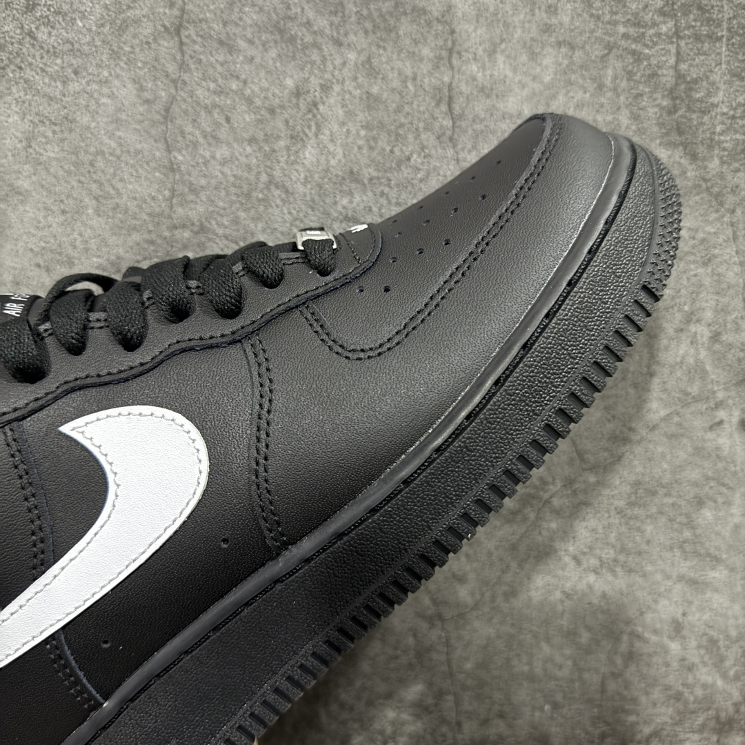 图片[6]-【Mok纯原】Air Force 1 Low AF1空军黑白低帮权志龙 FZ0627-010 全市场第一梯队品质 原厂皮料 完美鞋型 钩子裁边清洁度无敌！ 针车走线图片放大看相当整齐，鞋带口冲孔与鞋头冲孔非常圆润干净 无任何毛边，正确做旧鞋带金属铁片，中底走线 鞋垫刷胶 大底含气垫都是基本操作！目前你能找到的最优的一个版本没有之一， 尺码：36-46-选品中心