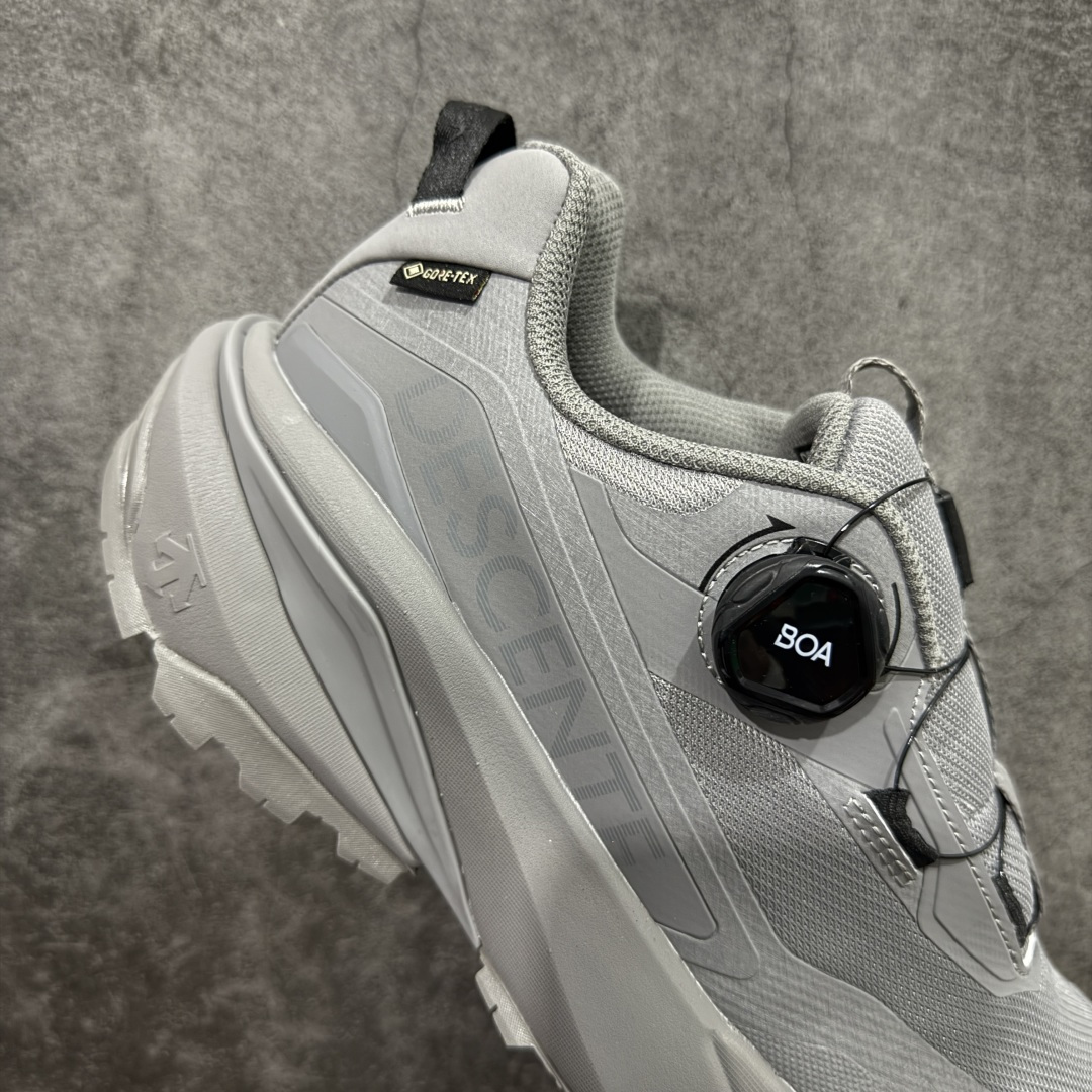 图片[7]-【纯原版】迪桑特DESCENTE SKI STYLE系列 GORE-TEX 舒适 耐磨防水 低帮 徒步鞋 男女同款 棕白色 采用皮面网眼材质鞋面 通透不闷热 前掌易弯折设计 提供灵活的穿着感受 后跟Z-FOAM填充 缓震回弹 BOA FIT SYSTEM系带系统 便捷穿脱 尺码：40-45-选品中心