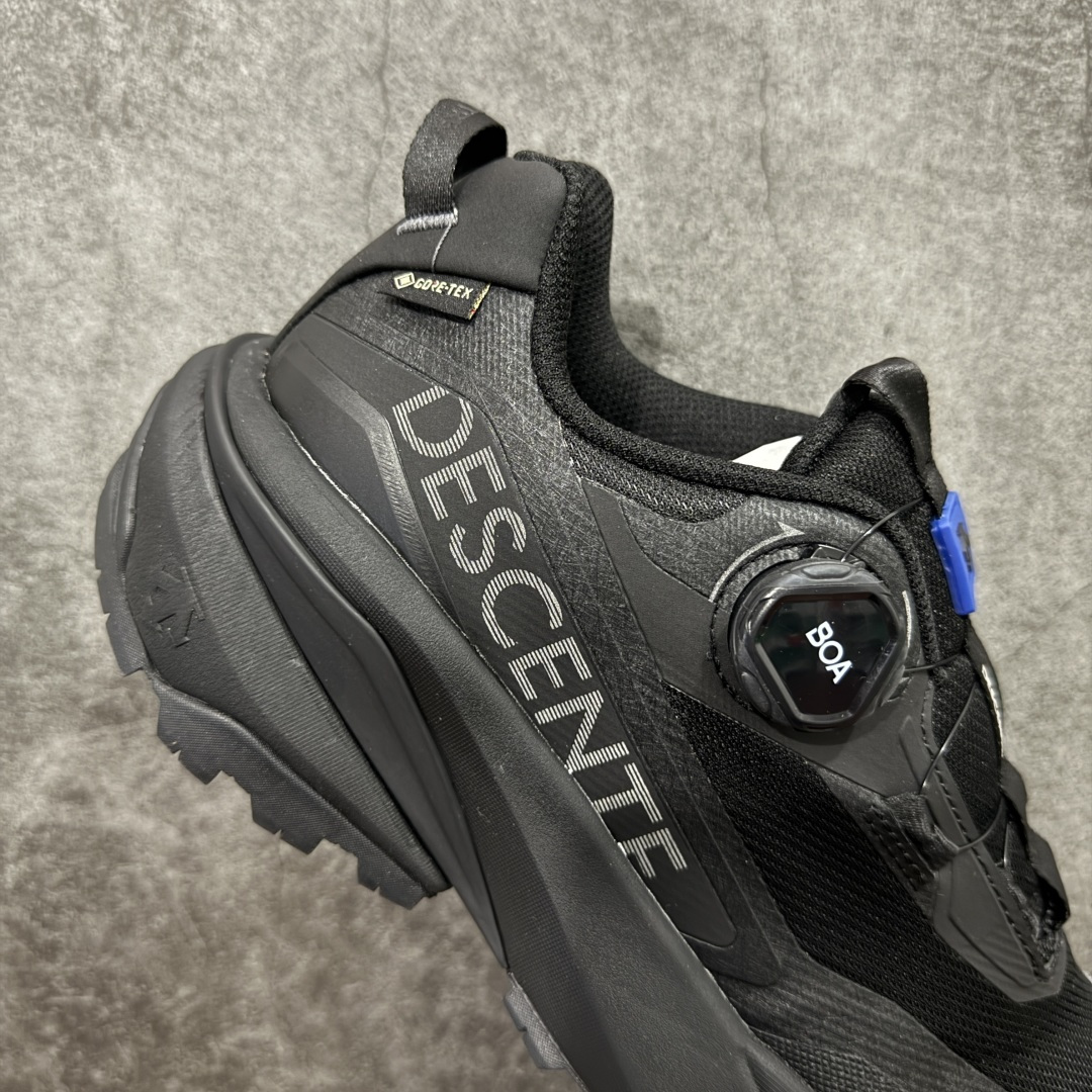 图片[7]-【纯原版】迪桑特DESCENTE SKI STYLE系列 GORE-TEX 舒适 耐磨防水 低帮 徒步鞋 男女同款 棕白色 采用皮面网眼材质鞋面 通透不闷热 前掌易弯折设计 提供灵活的穿着感受 后跟Z-FOAM填充 缓震回弹 BOA FIT SYSTEM系带系统 便捷穿脱 尺码：40-45-选品中心