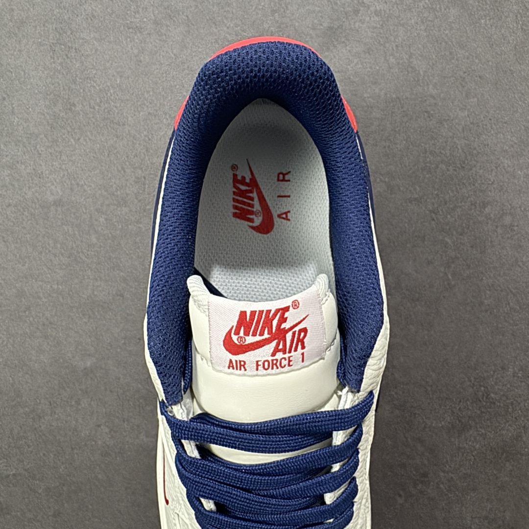图片[7]-【定制版】NIke Air Force 1 \’07 Low “米白红蓝” 空军一号低帮 运动鞋 休闲鞋 折边针车 工艺难度大 原楦头原纸板 高端定制鞋盒 原厂鞋底 超高清洁度 细节完美 货号：NH0601-544 尺码：36 36.5 37.5 38 38.5 39 40 40.5 41 42 42.5 43 44 44.5 45-选品中心