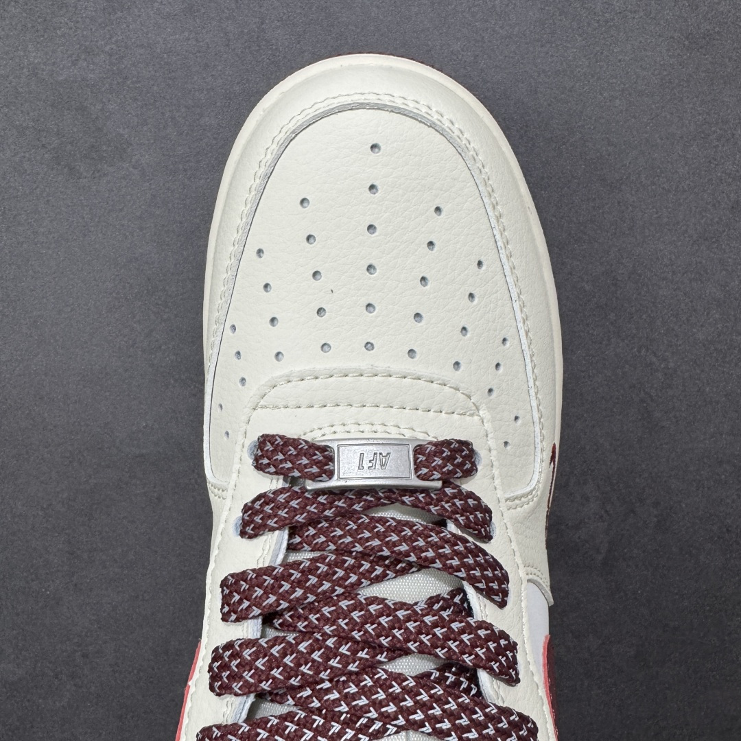 图片[8]-【定制版】Nike Air Force 1\’07 Low NK联名 空军一号低帮休闲板鞋  #原楦头原纸板 高端定制鞋盒 原厂鞋底 超高清洁度 细节完美 货号：SM6668-126  尺码：36 36.5 37.5 38 38.5 39 40 40.5 41 42 42.5 43 44 44.5 45-选品中心