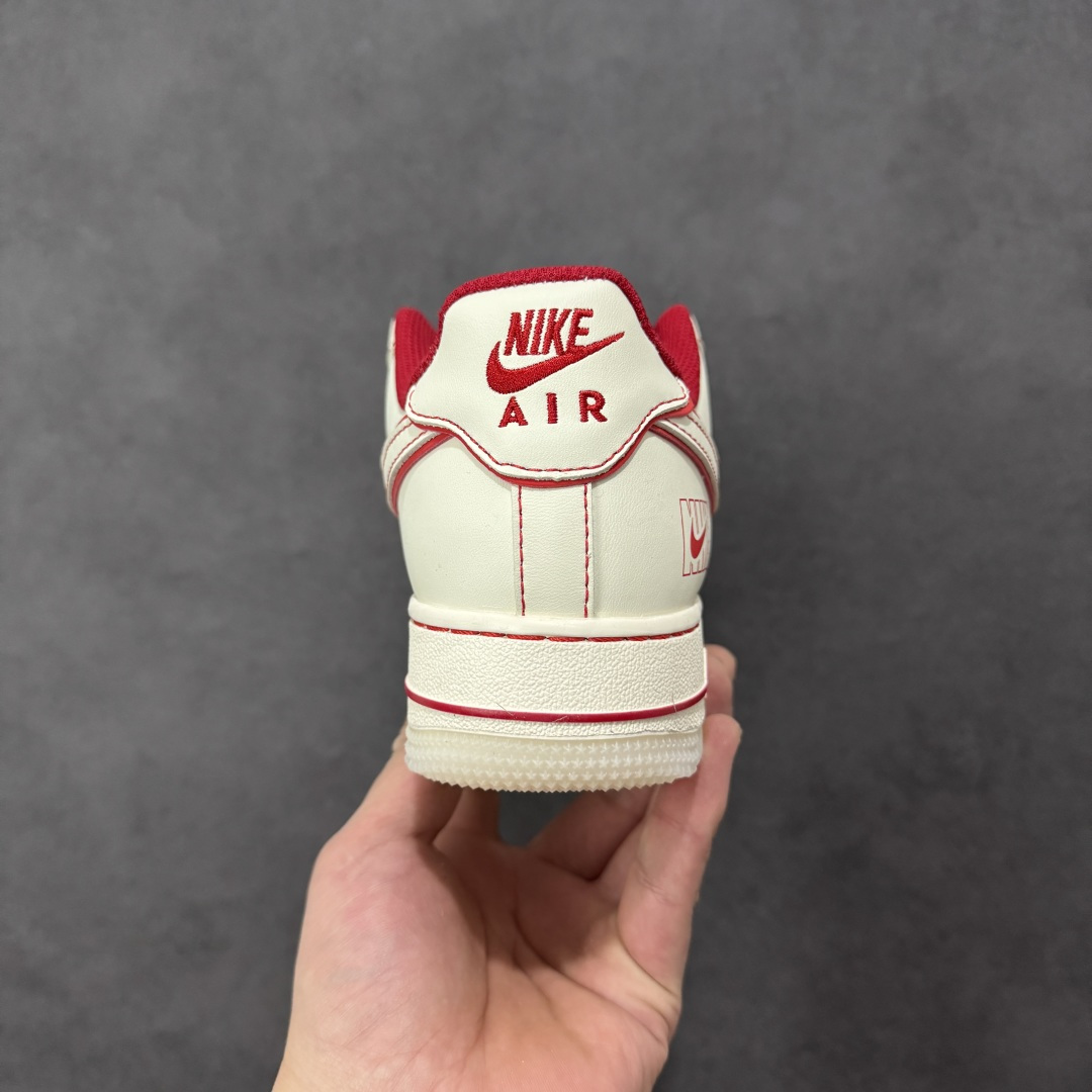 图片[4]-【定制版】Nike Air Force 1\’07 Low NK联名 空军一号低帮休闲板鞋  #原楦头原纸板 高端定制鞋盒 原厂鞋底 超高清洁度 细节完美 货号：SM6668-132  尺码：36 36.5 37.5 38 38.5 39 40 40.5 41 42 42.5 43 44 44.5 45-选品中心