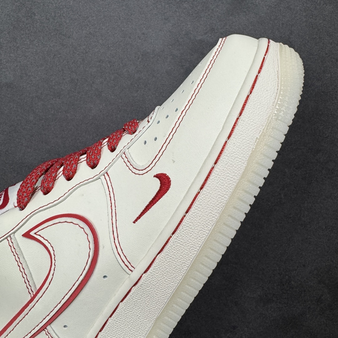 图片[5]-【定制版】Nike Air Force 1\’07 Low NK联名 空军一号低帮休闲板鞋  #原楦头原纸板 高端定制鞋盒 原厂鞋底 超高清洁度 细节完美 货号：SM6668-132  尺码：36 36.5 37.5 38 38.5 39 40 40.5 41 42 42.5 43 44 44.5 45-选品中心