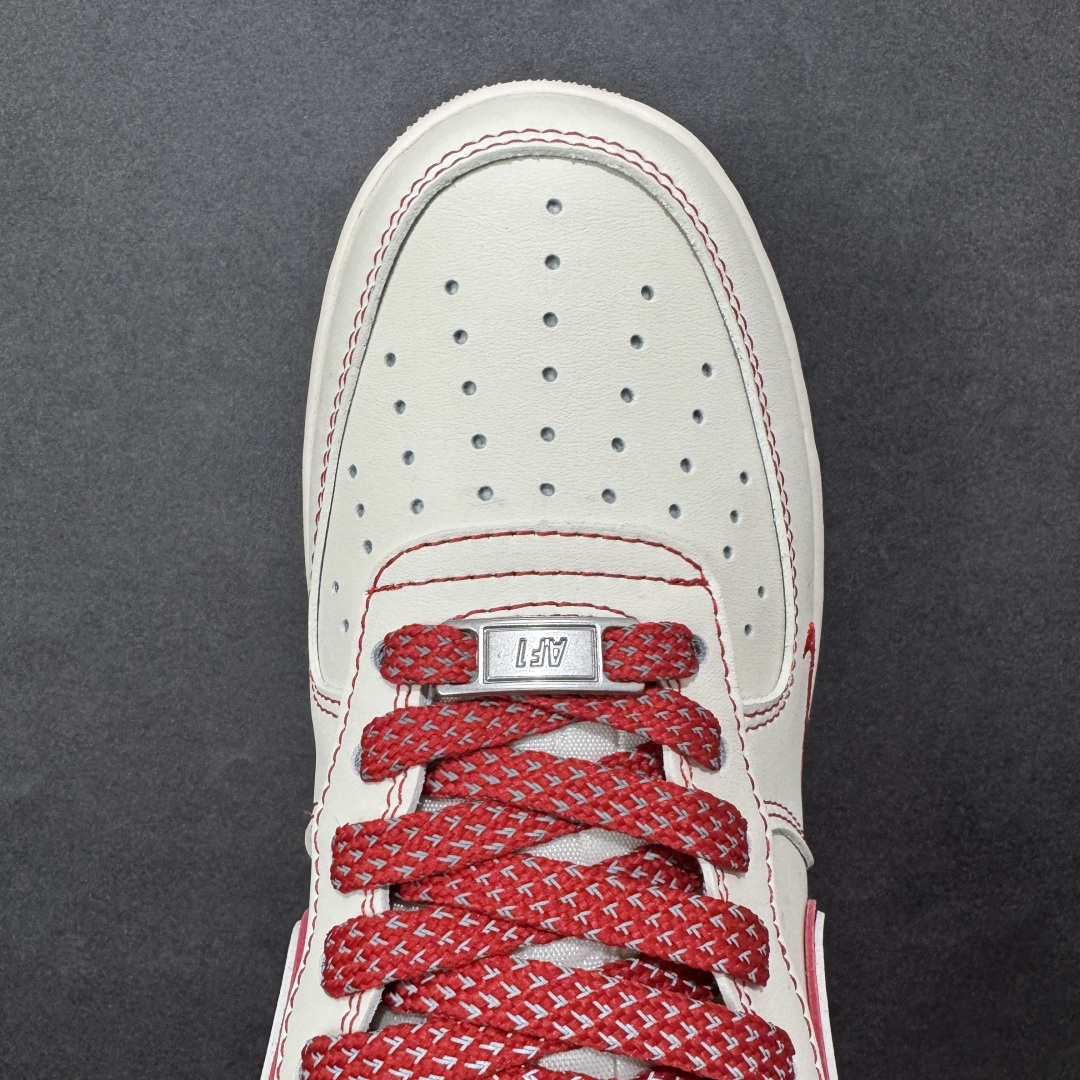 图片[8]-【定制版】Nike Air Force 1\’07 Low NK联名 空军一号低帮休闲板鞋  #原楦头原纸板 高端定制鞋盒 原厂鞋底 超高清洁度 细节完美 货号：SM6668-132  尺码：36 36.5 37.5 38 38.5 39 40 40.5 41 42 42.5 43 44 44.5 45-选品中心