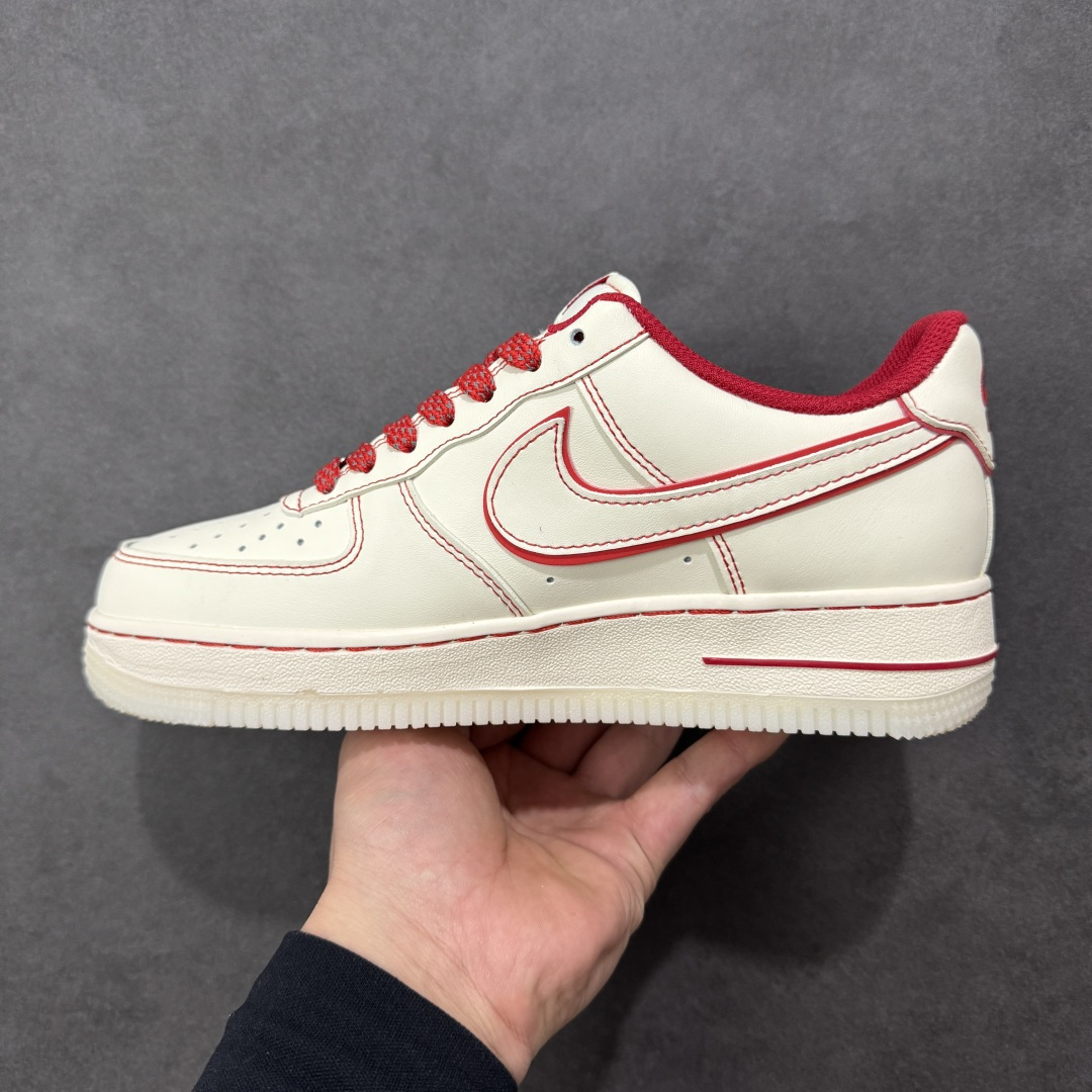 图片[2]-【定制版】Nike Air Force 1\’07 Low NK联名 空军一号低帮休闲板鞋  #原楦头原纸板 高端定制鞋盒 原厂鞋底 超高清洁度 细节完美 货号：SM6668-132  尺码：36 36.5 37.5 38 38.5 39 40 40.5 41 42 42.5 43 44 44.5 45-选品中心
