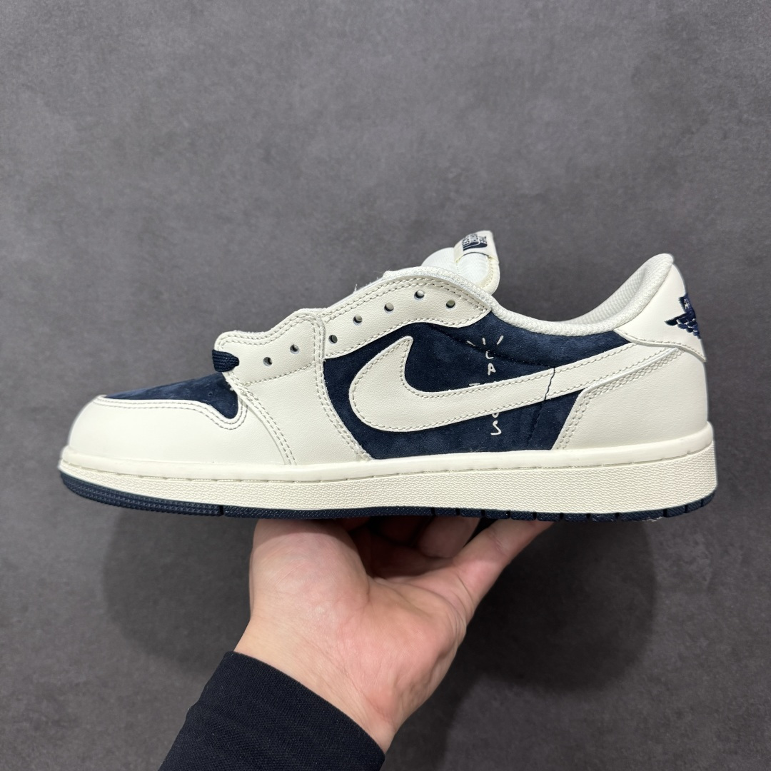 图片[2]-【定制版】Air Jordan 1 Low AJ1 乔1 北面联名 高端定制 倒钩低帮复古篮球鞋  #定制皮料 原厂3D打印 定制鞋盒 原楦原纸板 纯正空军版型 内置全掌气垫 货号：DM7866-125  尺码：36 36.5 37.5 38 38.5 39 40 40.5 41 42 42.5 43 44 44.5 45-选品中心