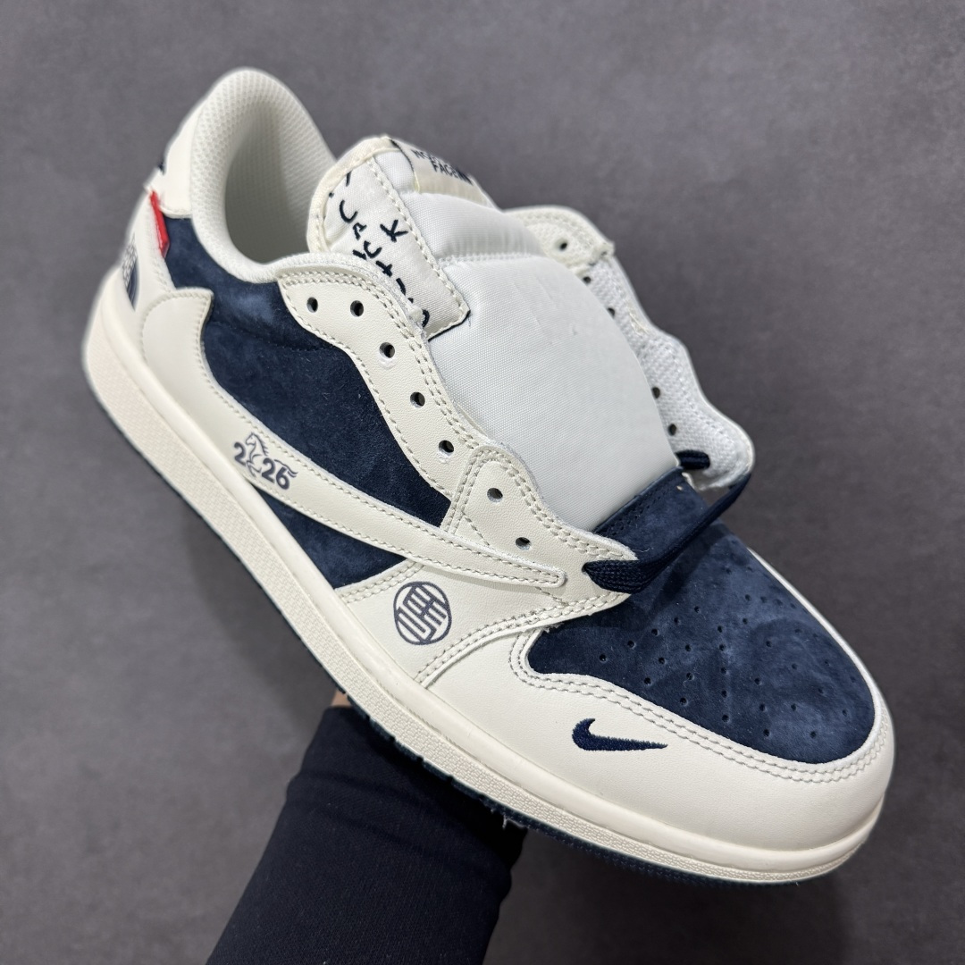 图片[3]-【定制版】Air Jordan 1 Low AJ1 乔1 北面联名 高端定制 倒钩低帮复古篮球鞋  #定制皮料 原厂3D打印 定制鞋盒 原楦原纸板 纯正空军版型 内置全掌气垫 货号：DM7866-125  尺码：36 36.5 37.5 38 38.5 39 40 40.5 41 42 42.5 43 44 44.5 45-选品中心