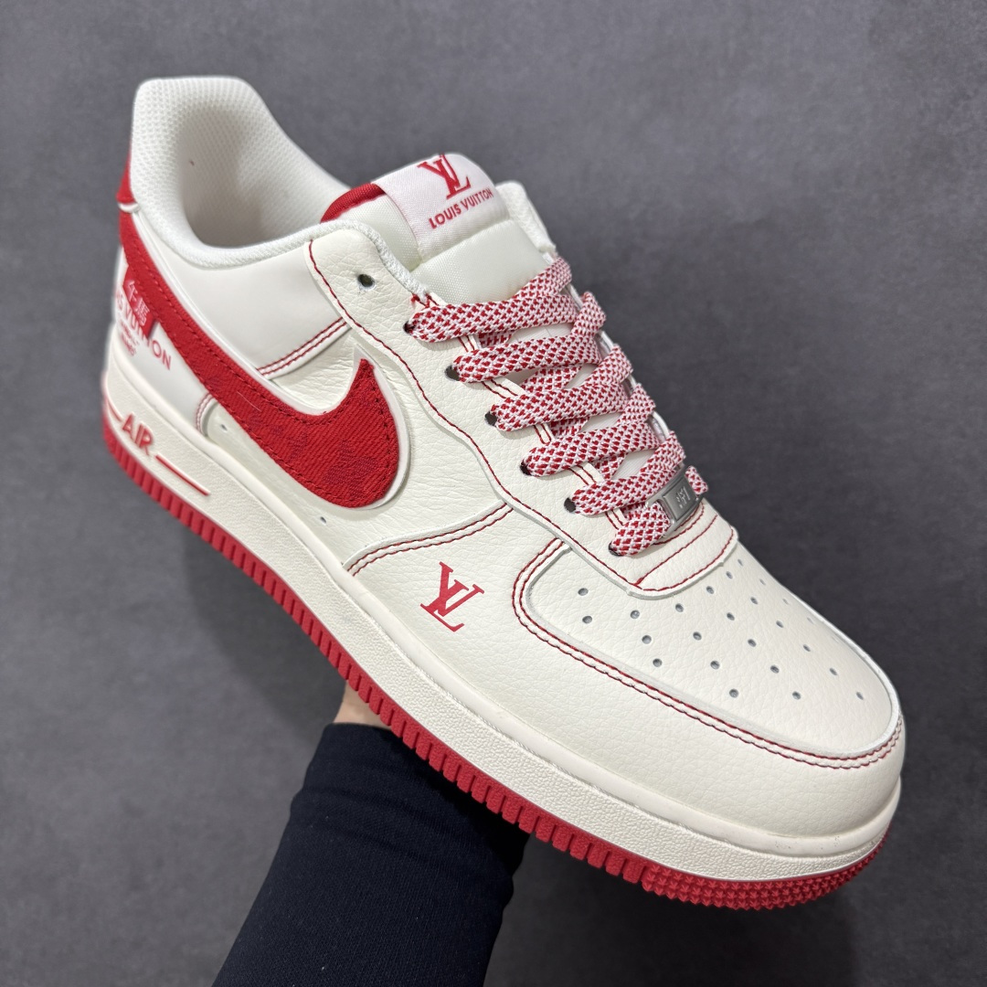 图片[3]-【定制版】Nike Air Force 1\’07 Low LV联名 空军一号低帮休闲板鞋  #原楦头原纸板 高端定制鞋盒 原厂鞋底 超高清洁度 细节完美 货号：SM6668-129  尺码：36 36.5 37.5 38 38.5 39 40 40.5 41 42 42.5 43 44 44.5 45-选品中心