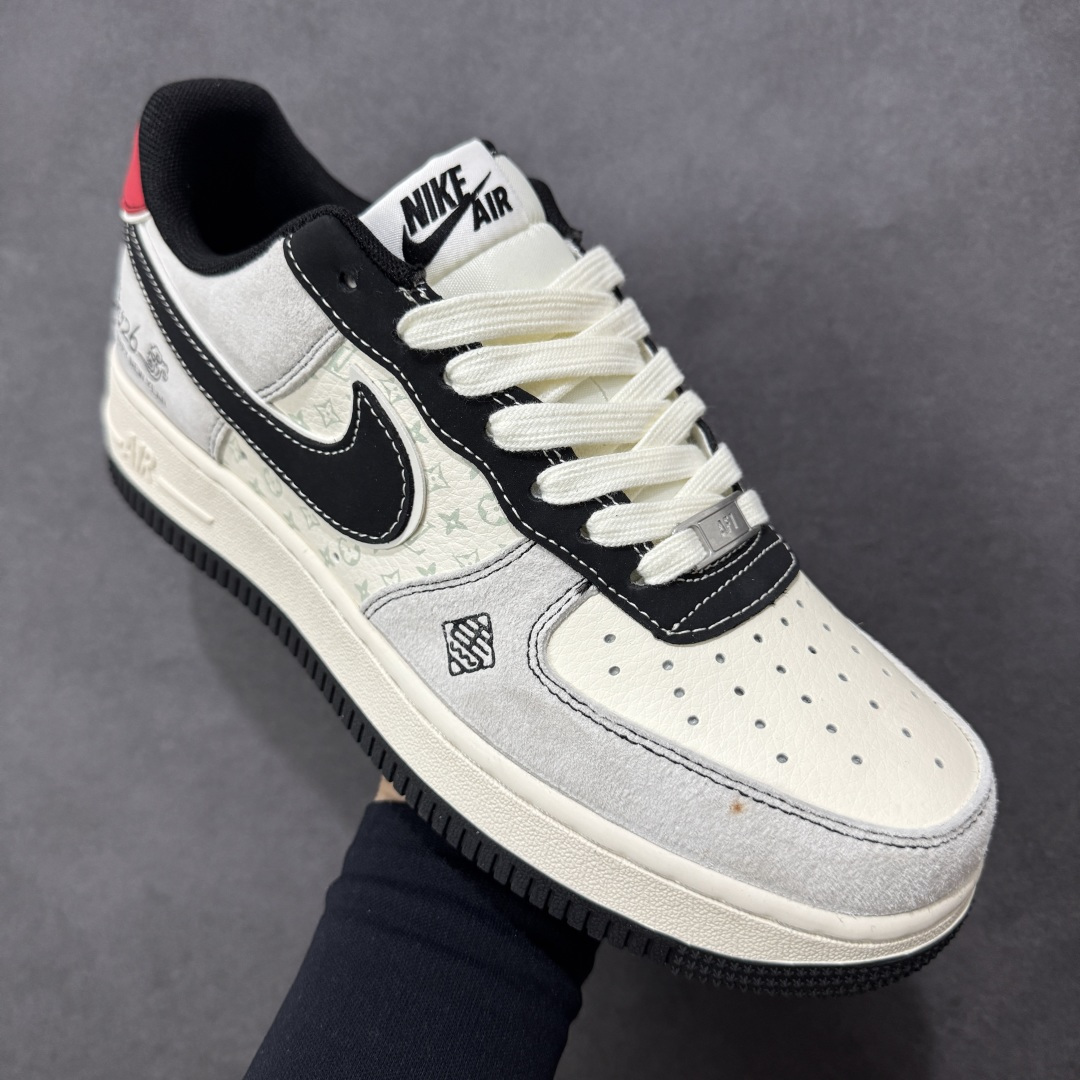 图片[3]-【定制版】Nike Air Force 1\’07 Low 马年限定 米白 空军一号低帮休闲板鞋  #原楦头原纸板 高端定制鞋盒 原厂鞋底 超高清洁度 细节完美 货号：HT5088-635  尺码：36 36.5 37.5 38 38.5 39 40 40.5 41 42 42.5 43 44 44.5 45-选品中心