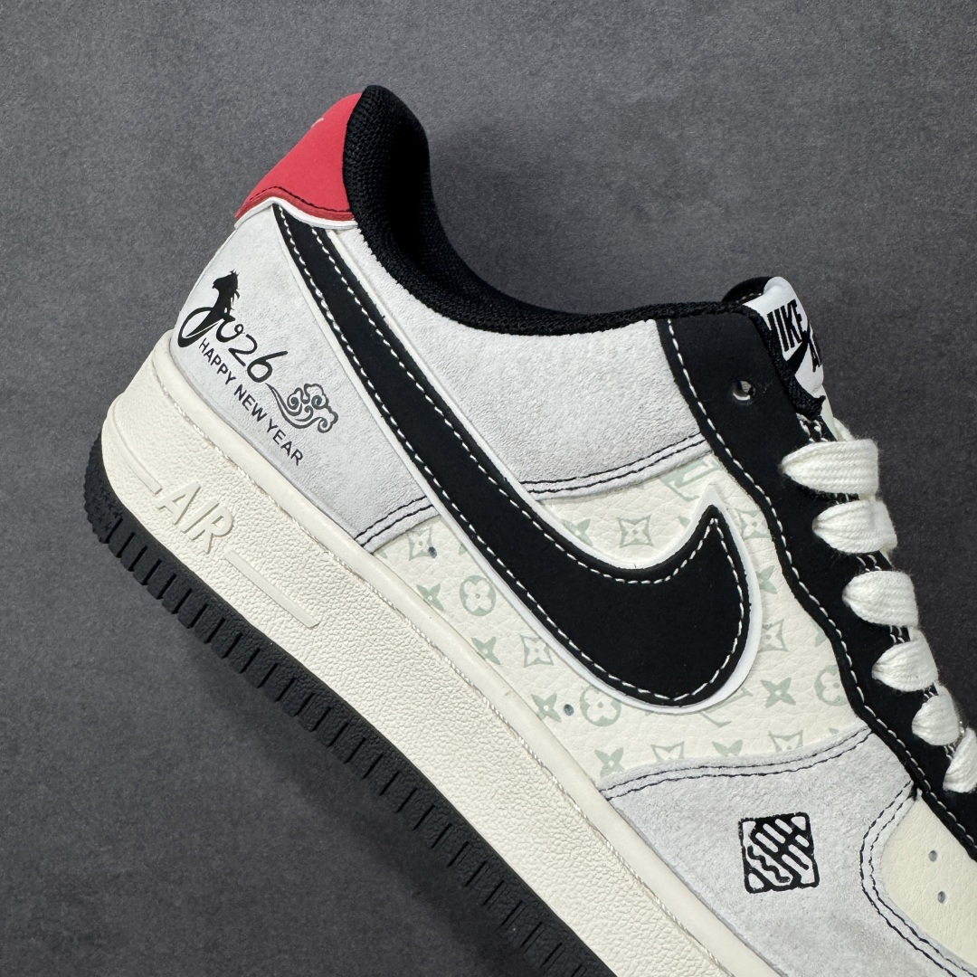 图片[6]-【定制版】Nike Air Force 1\’07 Low 马年限定 米白 空军一号低帮休闲板鞋  #原楦头原纸板 高端定制鞋盒 原厂鞋底 超高清洁度 细节完美 货号：HT5088-635  尺码：36 36.5 37.5 38 38.5 39 40 40.5 41 42 42.5 43 44 44.5 45-选品中心