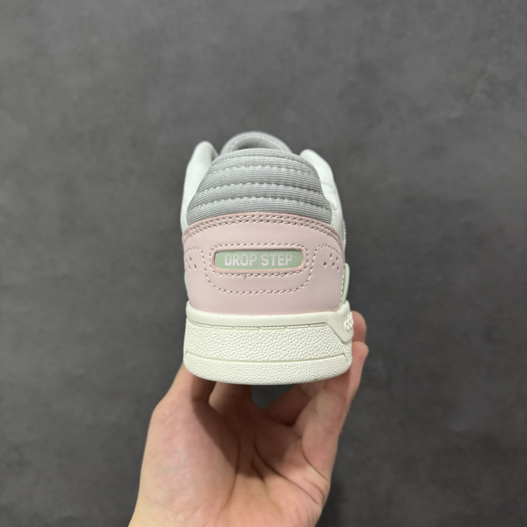 图片[4]-【公司级】Adidas DROP STEP LOW 2.0 低帮百搭潮流休闲运动板鞋 官方发售 正单长期供应 三叶草篮球风校园休闲运动板鞋 以复古篮球鞋的外形为基础，采用皮革拼接，简约百搭，更加贴合舒适。中底内侧网格造型起到点睛之笔，外底橡胶，更显复古！ 货号：JP5888 尺码：36 36.5 37 38 38.5 39 40 40.5 41 42 42.5 43 44 44.5 45-选品中心