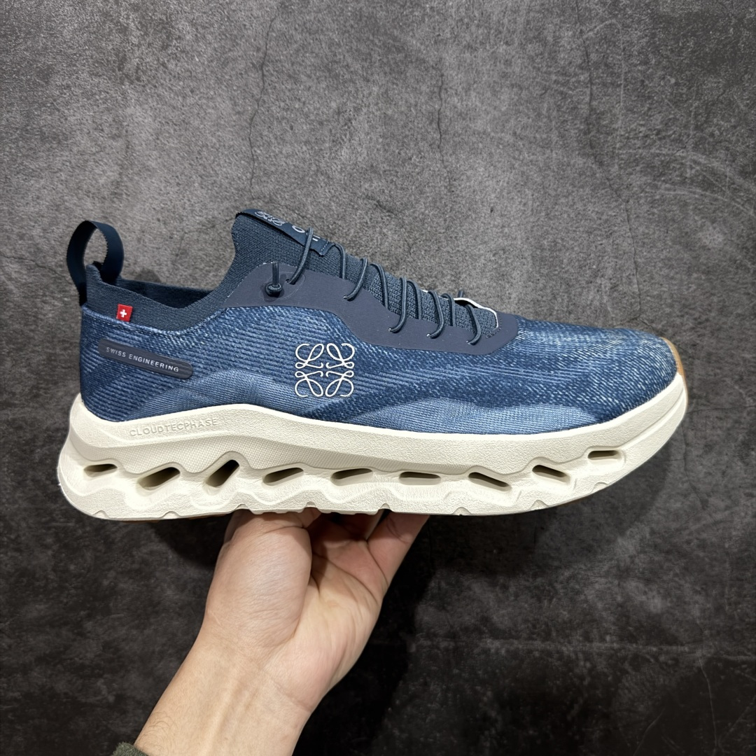 【PZ版本】On昂跑 x LOEWE罗意威 Cloudtilt 织物 跑步 户外轻便百搭系带 减震 低帮 运动休闲鞋 市面最优版本 原版开发 原材1比1打造 采用工程飞织网布组合再生聚酯纤维鞋面材质搭载独家隐藏速度中板 镂空CloudTec科技 泡棉缓震中底 黑科技跑出圈的时尚运动新宠 尺码:36-45 含半码-选品中心