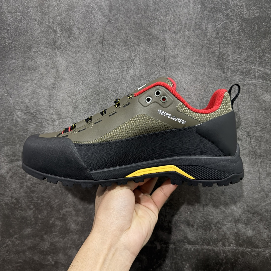 图片[2]-【莞产版本】TNF北面THE NORTH FACE Verto Alpine GORE-TEX® 舒适 防滑耐磨 低帮 生活休闲鞋 男款 鞋底采用Vibram黄金大底 专门为鞋底设计的橡胶以出色的耐磨性 良好的防滑性或得不少户外运动爱好者的喜欢 专业户外登山品牌（北面）The North Face自1966年创立，由两位热爱登山徒步的年轻登山者于美西旧金山开创，不断透过研发与创新，并且将最先进的技术结合在服装与鞋款设计，生产多种外型帅气且专业能力非常强的户外运动装备而备受欢迎 尺码：40 41 42 43 44 45-选品中心