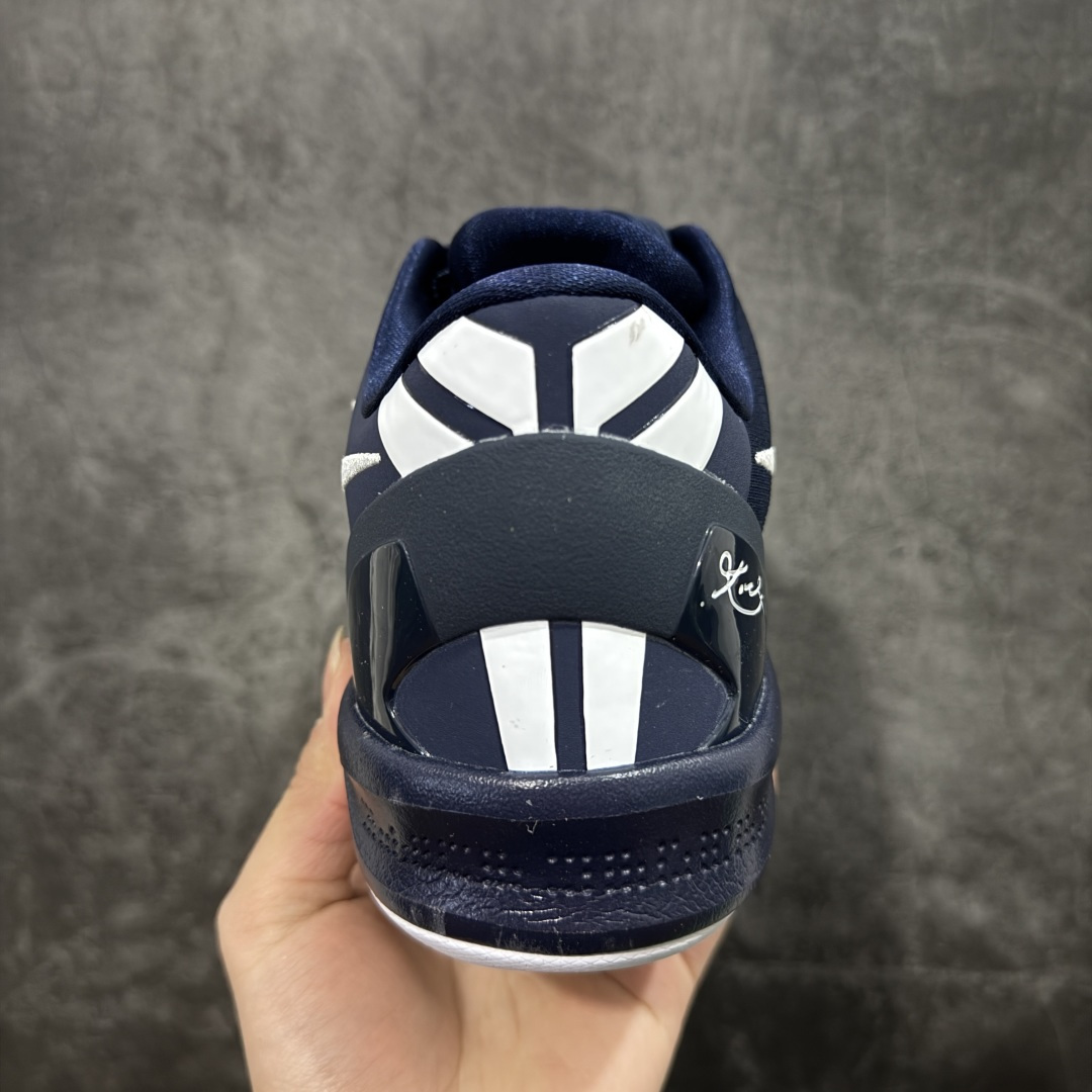 图片[4]-【OG纯原】NK Zoom Kobe Ⅷ System 科比8代复刻实战运动低帮文化篮球鞋 白蓝 HF9550-400 完美复刻公司货 React科技鞋垫加持 实战配置直接拉满 原楦纸板开发 鞋身流线型、后跟塑形 区分土肥圆 原厂针织鞋面一针一线匹配原版 全身鞋材卡料色独家定制 唯一万针立体刺绣SWOOSH 真实底模最大50.5 实战利器 专供海外市场 独立原厂模具 首批不拼图大几率过验 亲测已过 支持各种高强度实战 无需担心 补货周期极长 脚宽建议买大半码 科比系列前掌偏窄 支持七天无理由退换 尺码： 36 36.5 37.5 38 38.5 39 40 40.5 41 42 42.5 43 44 44.5 45 46 47.5 48.5-选品中心