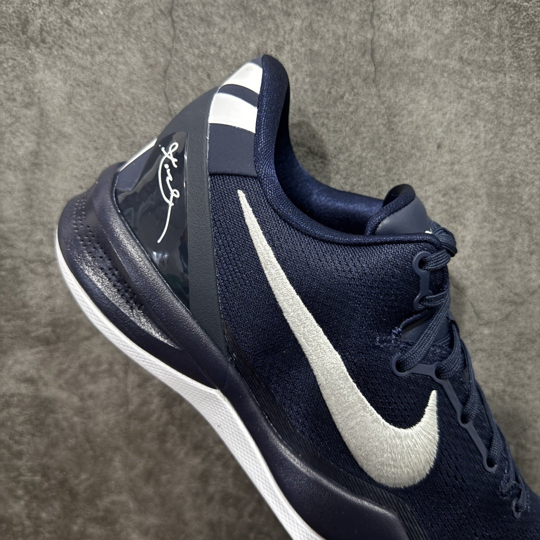 图片[7]-【OG纯原】NK Zoom Kobe Ⅷ System 科比8代复刻实战运动低帮文化篮球鞋 白蓝 HF9550-400 完美复刻公司货 React科技鞋垫加持 实战配置直接拉满 原楦纸板开发 鞋身流线型、后跟塑形 区分土肥圆 原厂针织鞋面一针一线匹配原版 全身鞋材卡料色独家定制 唯一万针立体刺绣SWOOSH 真实底模最大50.5 实战利器 专供海外市场 独立原厂模具 首批不拼图大几率过验 亲测已过 支持各种高强度实战 无需担心 补货周期极长 脚宽建议买大半码 科比系列前掌偏窄 支持七天无理由退换 尺码： 36 36.5 37.5 38 38.5 39 40 40.5 41 42 42.5 43 44 44.5 45 46 47.5 48.5-选品中心