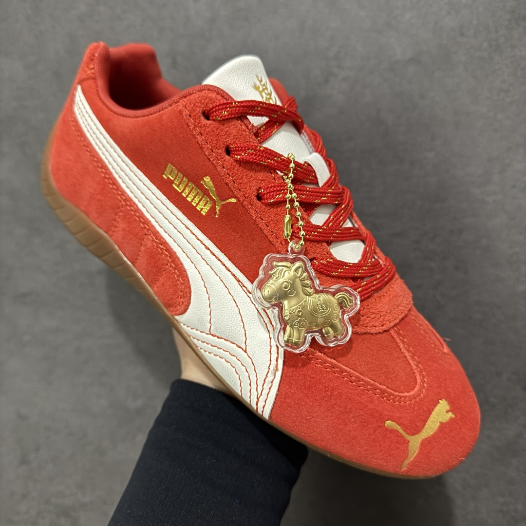 图片[3]-【公司级】PUMA 彪马赛车鞋 CNY中国马年限定红色 二次成型“猛帮”成型工艺 真拼接鞋面 PUMA彪马 薄底德训鞋 Speedcat 系列 货号：398846-31 尺码：35 36 36.5 37.5 38 38.5 39 40 40.5 41 42 42.5 43 44 44.5 45-选品中心