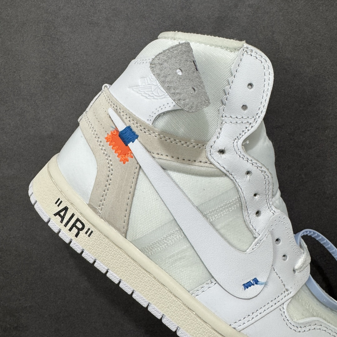 图片[6]-【公司级头层版】Air Jordan 1 High OG 高帮 AJ1 乔丹1代 aj1 乔1 高邦 金人吊牌 乔丹篮球鞋系列 AQ0818-100 采用正确头层皮组合荔枝纹头层皮革鞋面材质 中底注胶孔及缜密中底拉帮工艺 内置气垫及耐磨橡胶大底 尺码：36-47带半码-选品中心