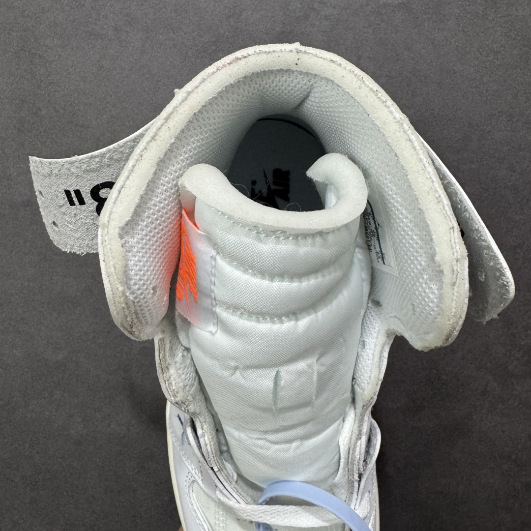 图片[7]-【公司级头层版】Air Jordan 1 High OG 高帮 AJ1 乔丹1代 aj1 乔1 高邦 金人吊牌 乔丹篮球鞋系列 AQ0818-100 采用正确头层皮组合荔枝纹头层皮革鞋面材质 中底注胶孔及缜密中底拉帮工艺 内置气垫及耐磨橡胶大底 尺码：36-47带半码-选品中心