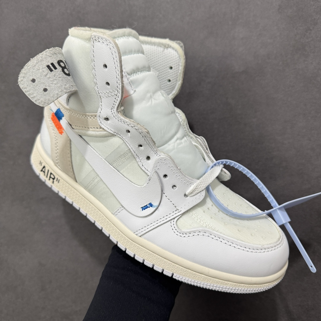 图片[3]-【公司级头层版】Air Jordan 1 High OG 高帮 AJ1 乔丹1代 aj1 乔1 高邦 金人吊牌 乔丹篮球鞋系列 AQ0818-100 采用正确头层皮组合荔枝纹头层皮革鞋面材质 中底注胶孔及缜密中底拉帮工艺 内置气垫及耐磨橡胶大底 尺码：36-47带半码-选品中心