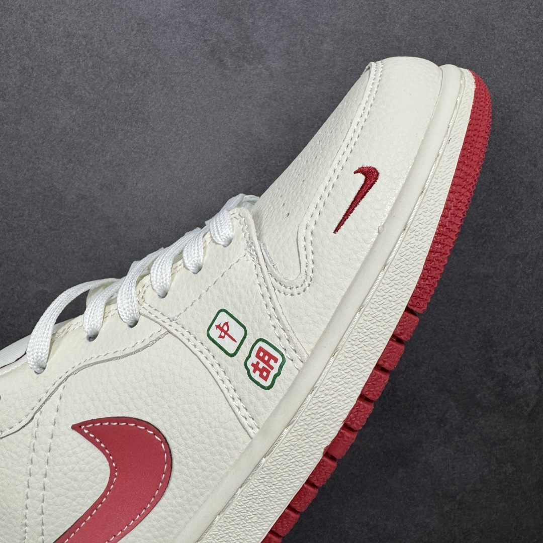 图片[5]-【定制版】Air Jordan 1 Low AJ1 乔1马年限定 步步生金 高端定制 低帮复古篮球鞋 QJ1988-011  #定制鞋盒 大厂纯原品质出货 超高清洁度 皮料切割干净无任何毛边 细节完美  尺码：36 36.5 37.5 38 38.5 39 40 40.5 41 42 42.5 43 44 44.5 45-选品中心