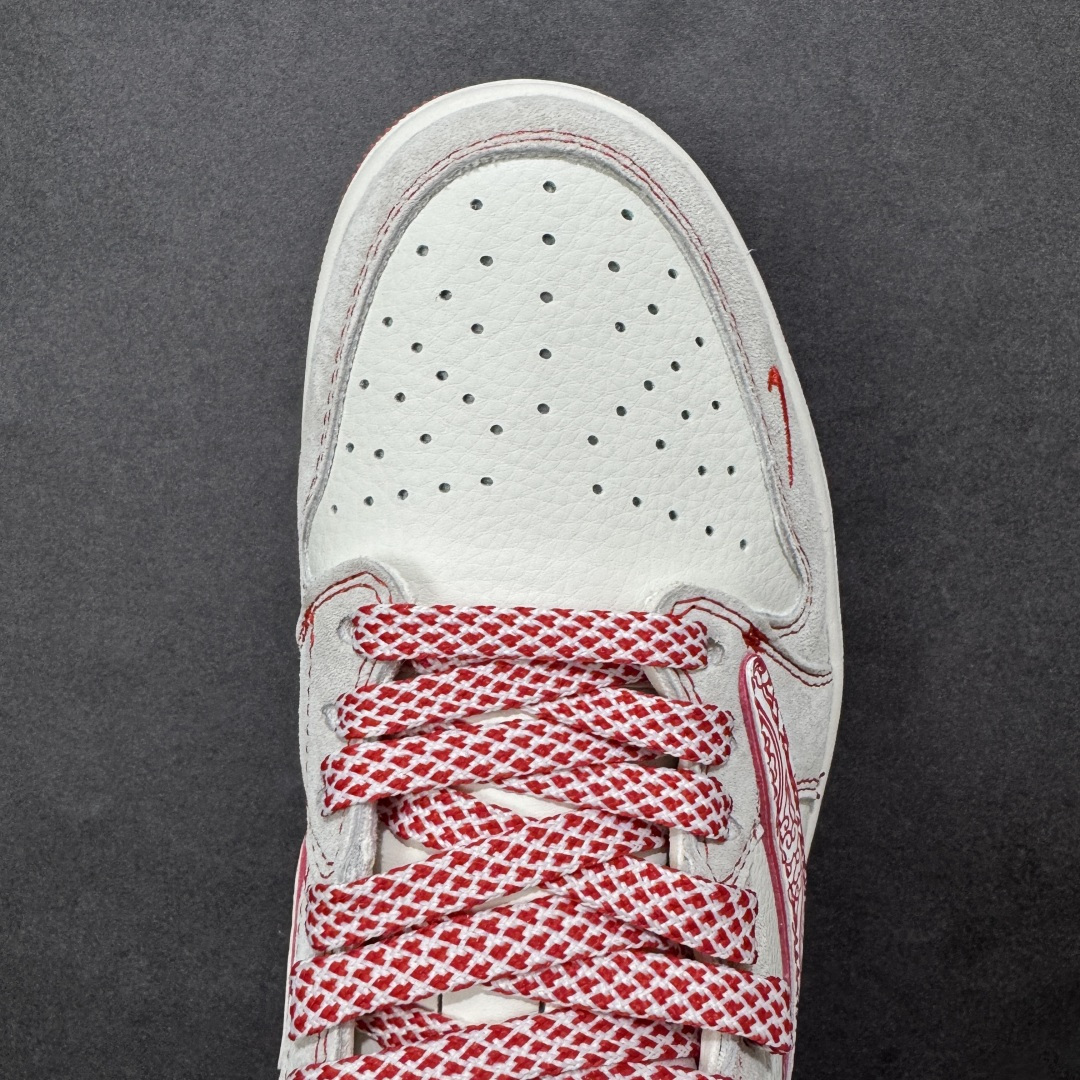 图片[8]-【公司级】Nike Air Jordan 1 x Travis Scott AJ1倒勾 马年限定乔一倒钩 ‘DIY’定制 耐克 低帮文化篮球鞋 完美品质出货 细节如图所示 鞋面切割工整 冲孔整齐干净 中底拉帮线 整体清洁度非常好 货号：JW1188-178 尺码：36 36.5 37.5 38 38.5 39 40 40.5 41 42 42.5 43 44 45-选品中心