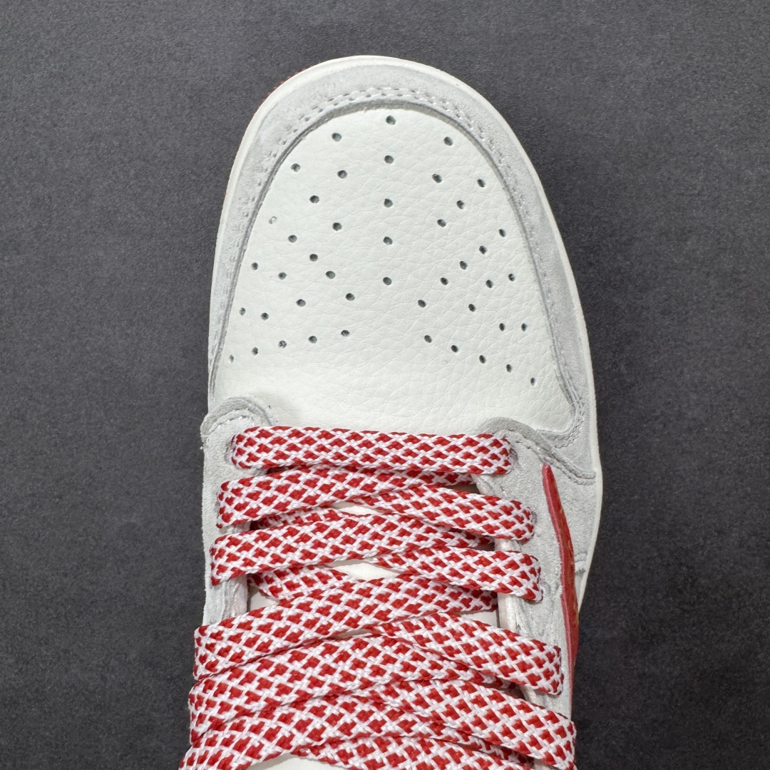图片[8]-【公司级】Nike Air Jordan 1 x Travis Scott AJ1倒勾 马年限定乔一倒钩 ‘DIY’定制 耐克 低帮文化篮球鞋 完美品质出货 细节如图所示 鞋面切割工整 冲孔整齐干净 中底拉帮线 整体清洁度非常好 货号：JW1188-182 尺码：36 36.5 37.5 38 38.5 39 40 40.5 41 42 42.5 43 44 45-选品中心